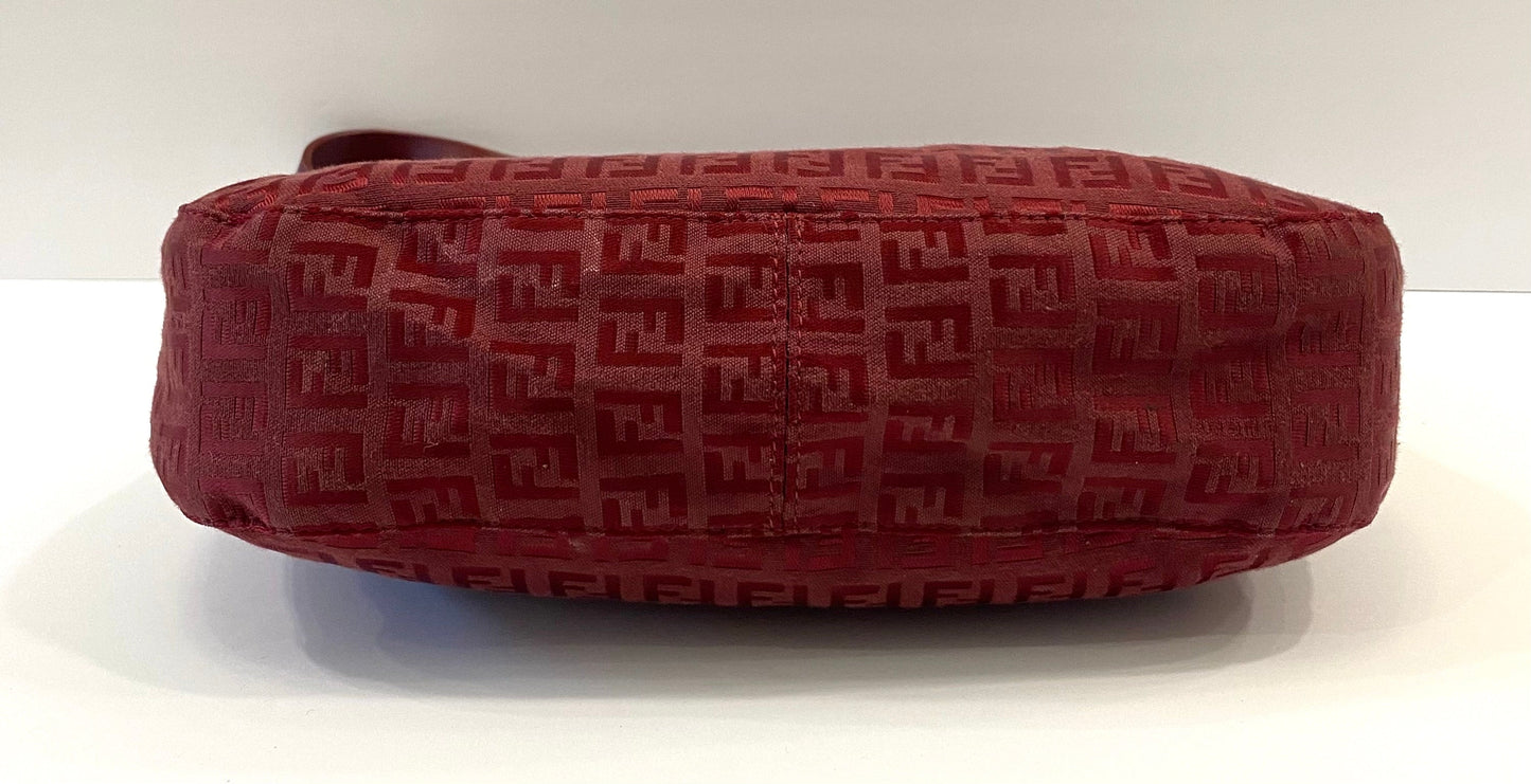 FENDI VINTAGE ZUCCHINO MAMA BAGUETTE SHOULDER BAG