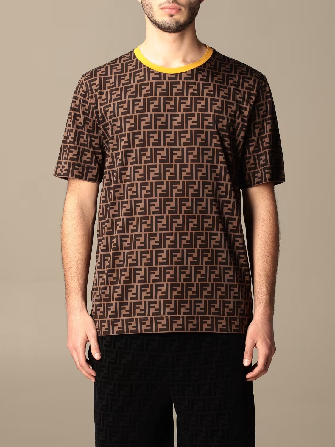 FENDI FF ALL OVER LOGO T-SHIRT