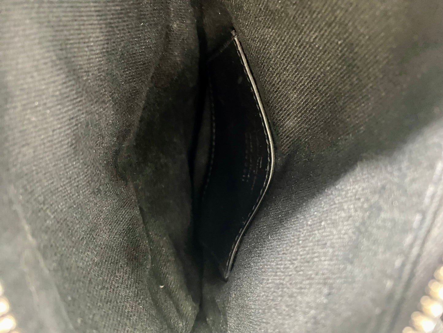 FERRAGAMO GANCINI EMBOSSED LEATHER SMALL MESSENGER BAG