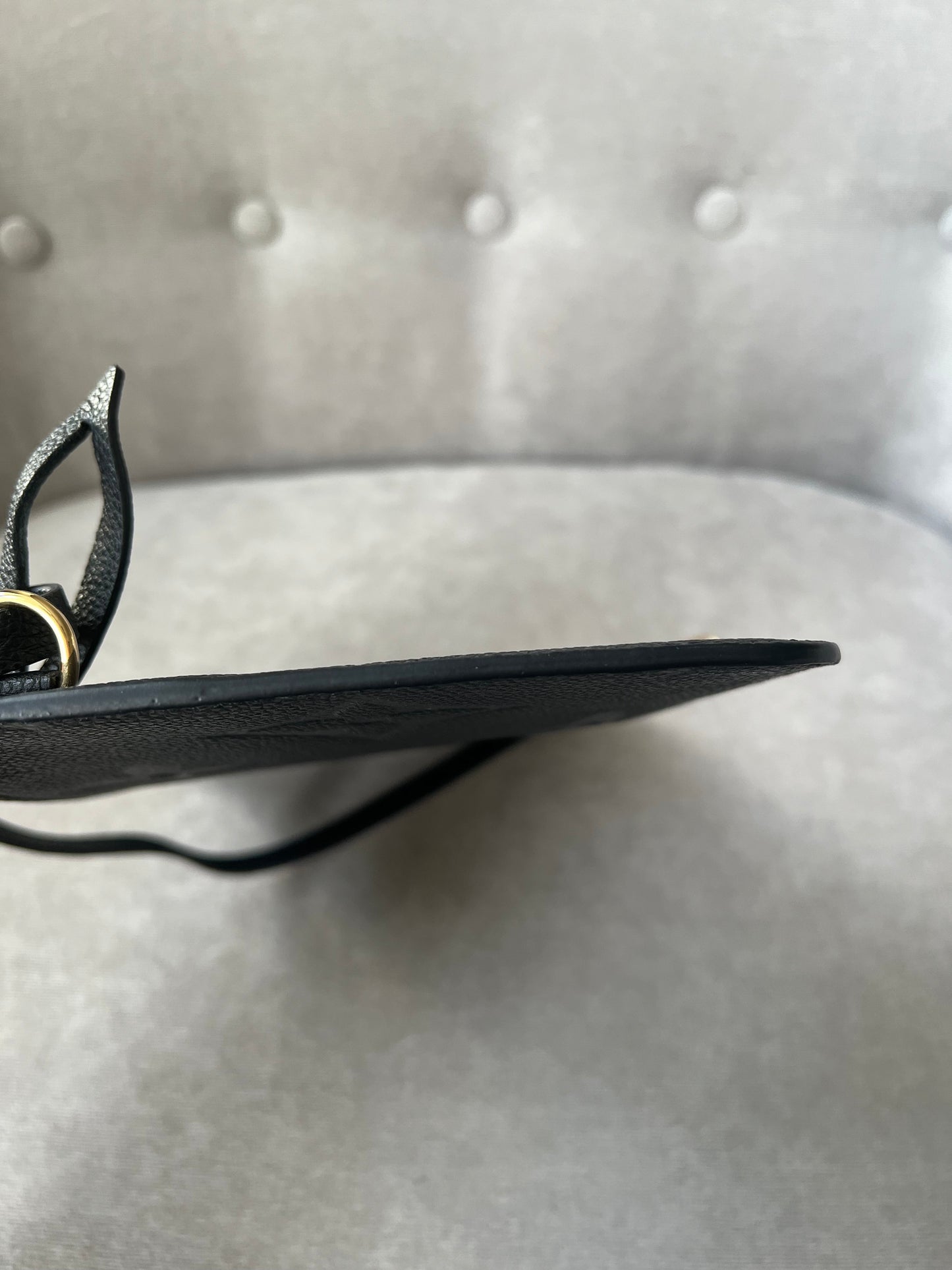Louis Vuitton Pouch (from Neverfull) Black Empreinte