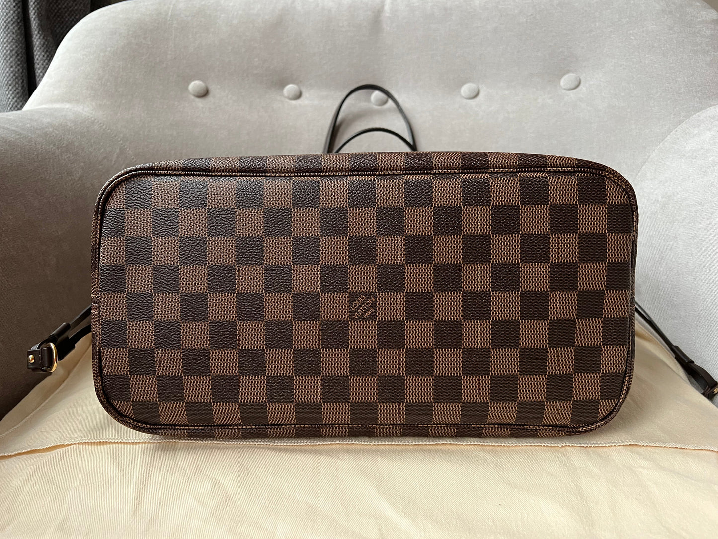 Louis Vuitton Neverfull MM Damier Ebene Rose Ballerine (RRP £1,410)