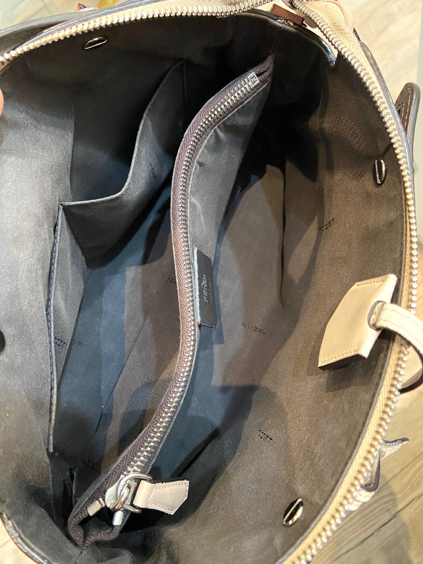 FENDI CALFSKIN LEATHER BY THE WAY MEDIUM BAG