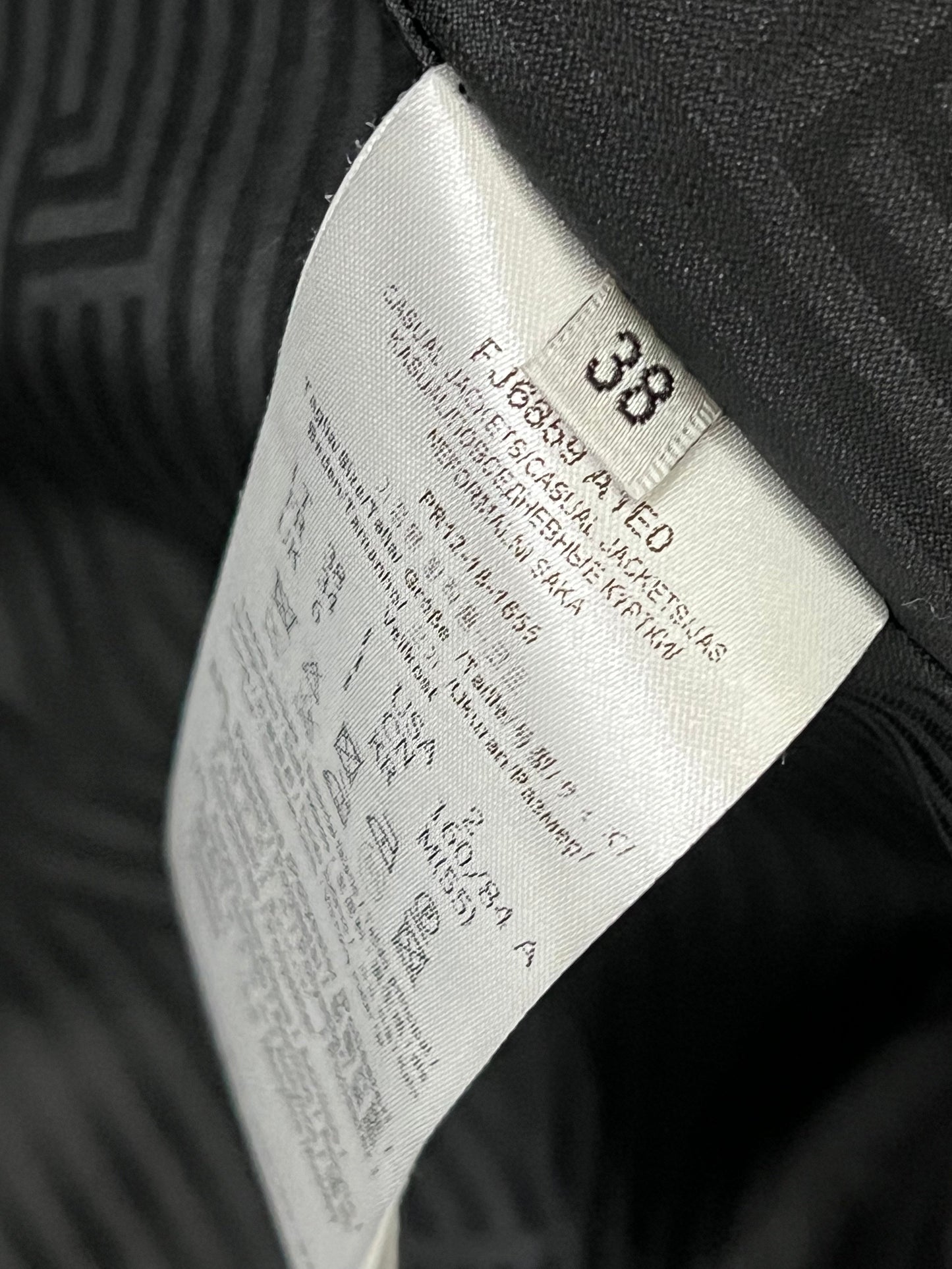 FENDI FF LOGO VELVET JACKET