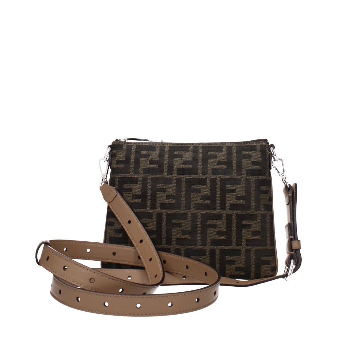 FENDI FF MONOGRAM MINI CROSSBODY BAG
