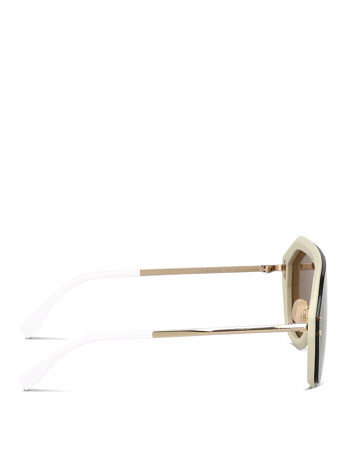 FENDI FF PATTERNED MASK UNISEX SUNGLASSES