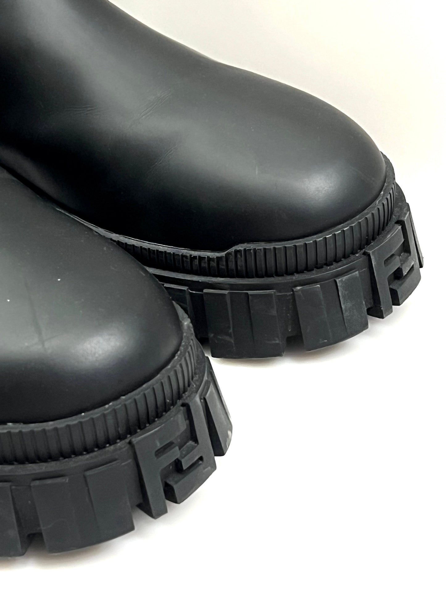 FENDI FORCE PLATFORM CHELSEA BOOTS