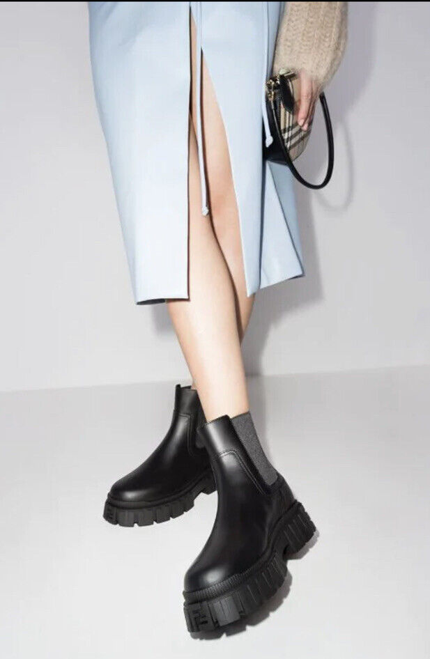 FENDI FORCE PLATFORM CHELSEA BOOTS