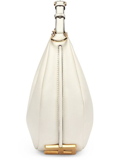 FENDI FENDIGRAPHY SMALL CALFSKIN LEATHER SHOULDER BAG