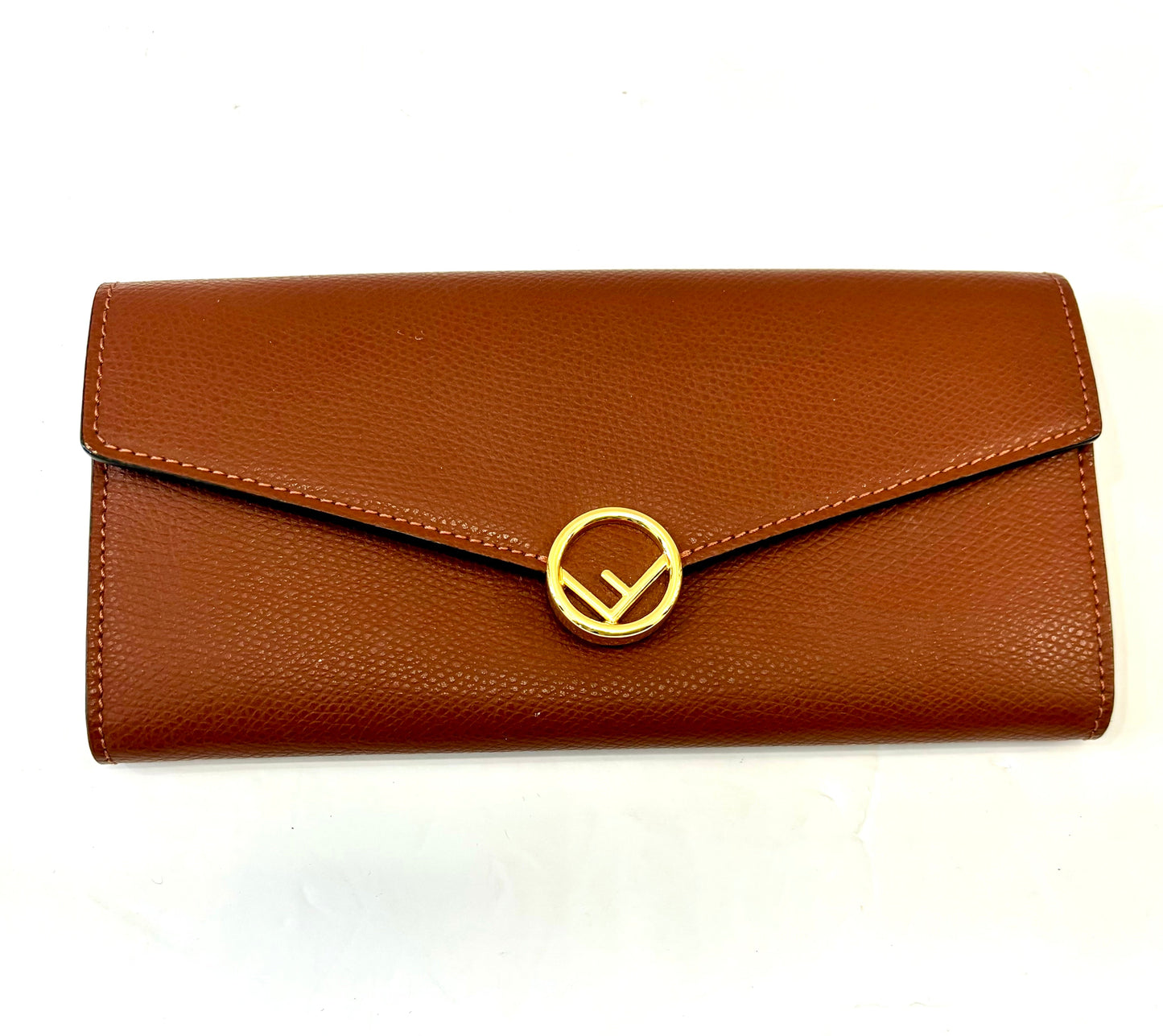 FENDI CALFSKIN LEATHER F IS FENDI CONTINENTAL WALLET