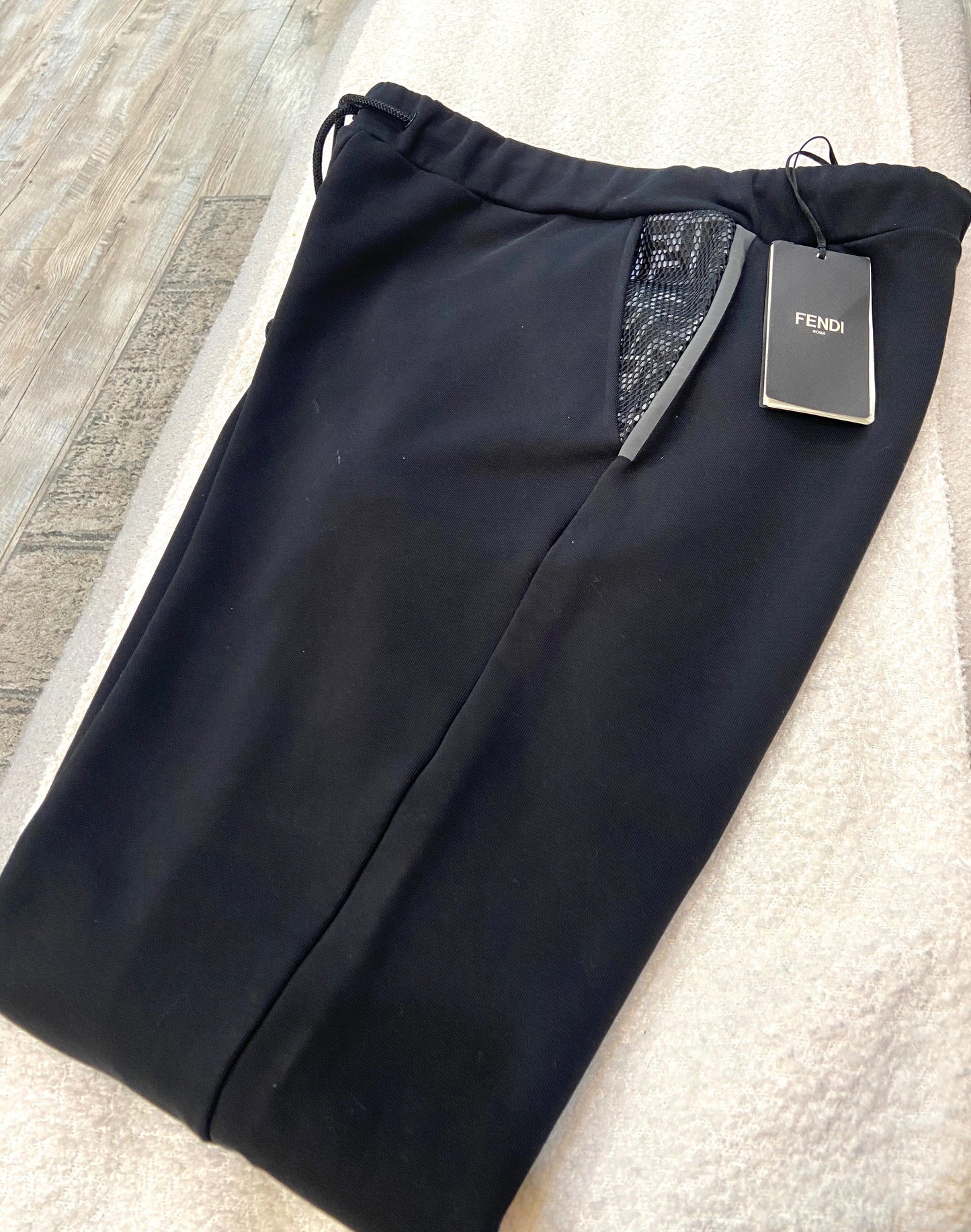 FENDI MEN'S STRAIGHT LEG JOGGERS