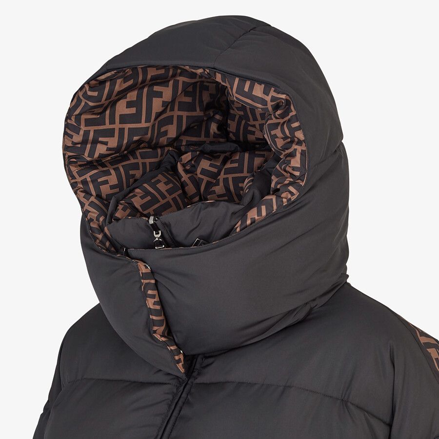 FENDI OVERSIZED REVERSIBLE NYLON DOWN JACKET