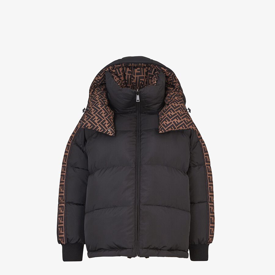 FENDI OVERSIZED REVERSIBLE NYLON DOWN JACKET