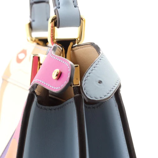 FENDI PEEKABOO ISeeU PRINTED LEATHER BAG