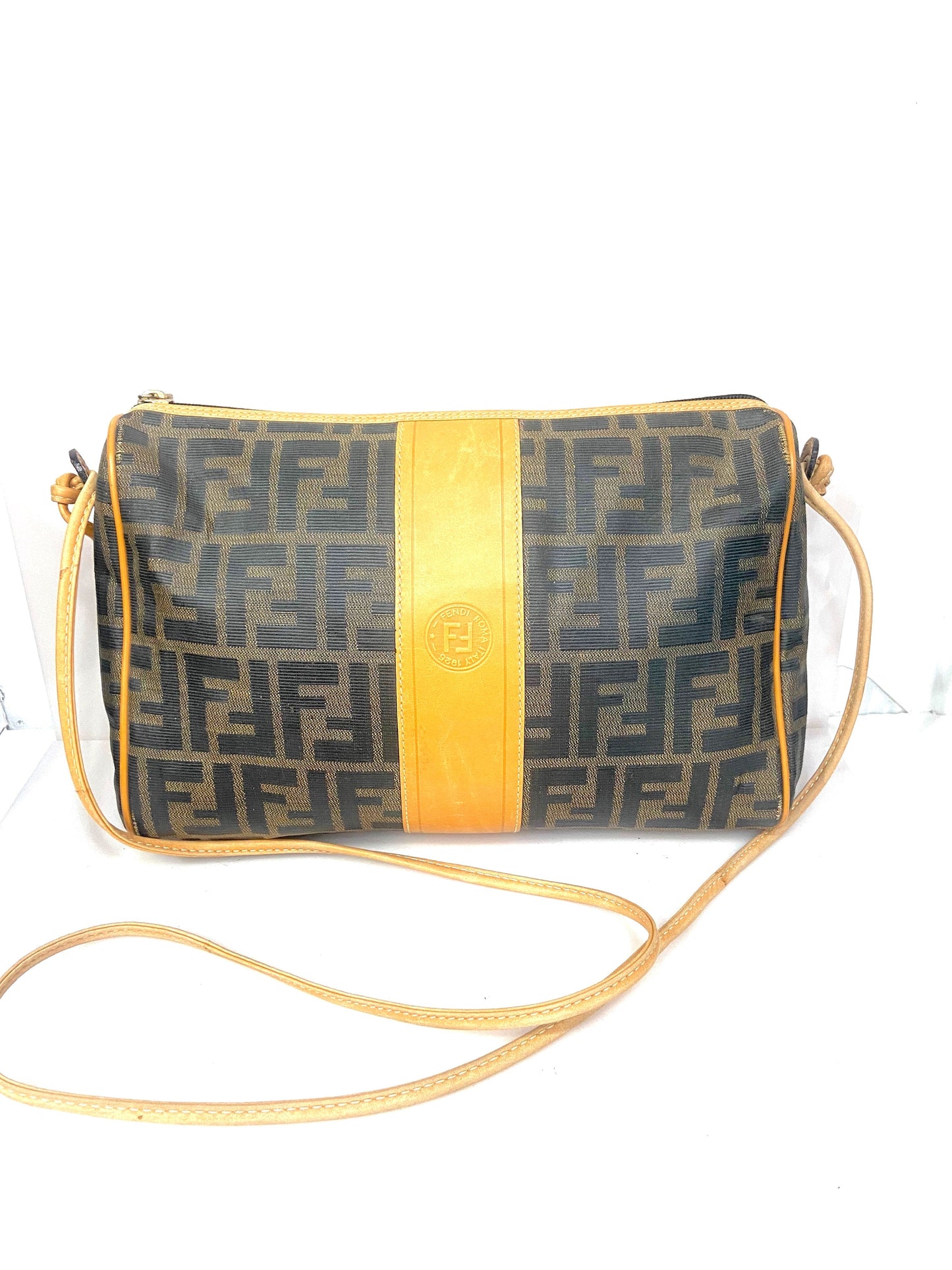 FENDI ROMA VINTAGE ZUCCA CROSSBODY BAG