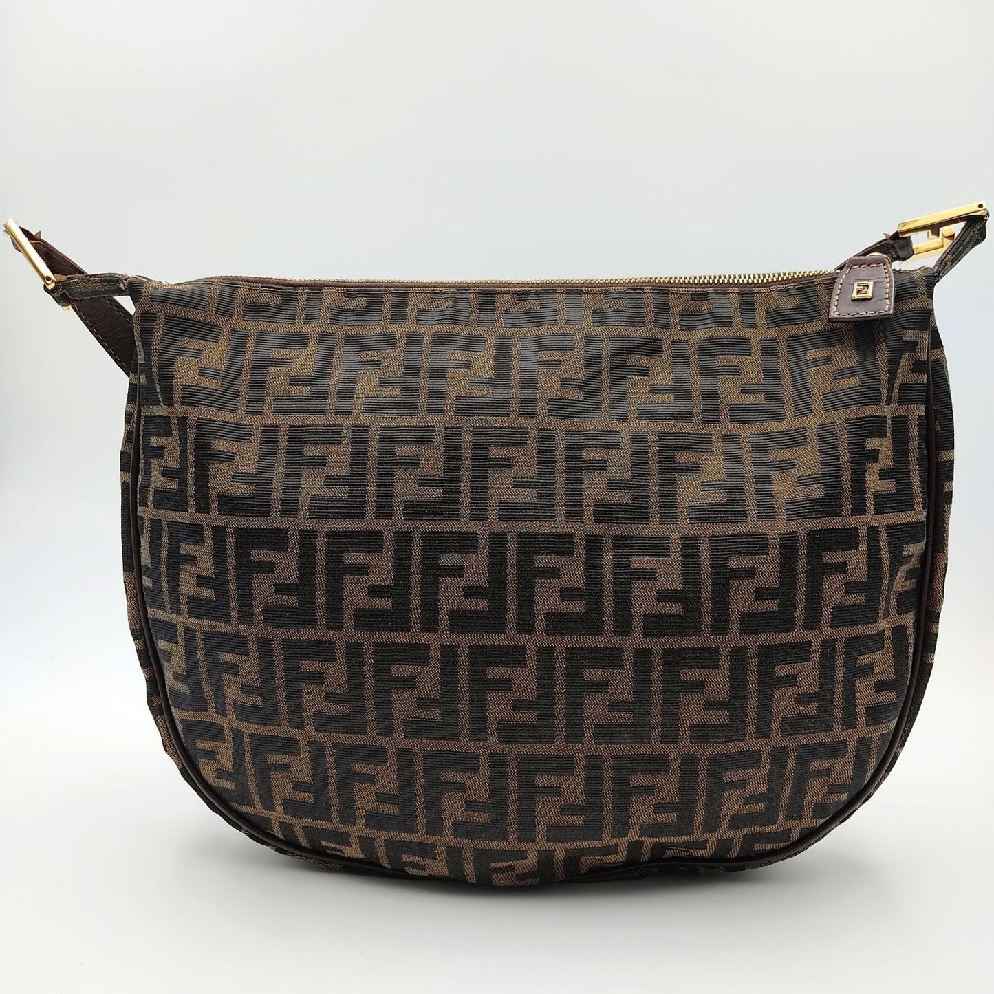 Fendi Fendi vintage Hobo shoulder bag in monogram canvas - '10s