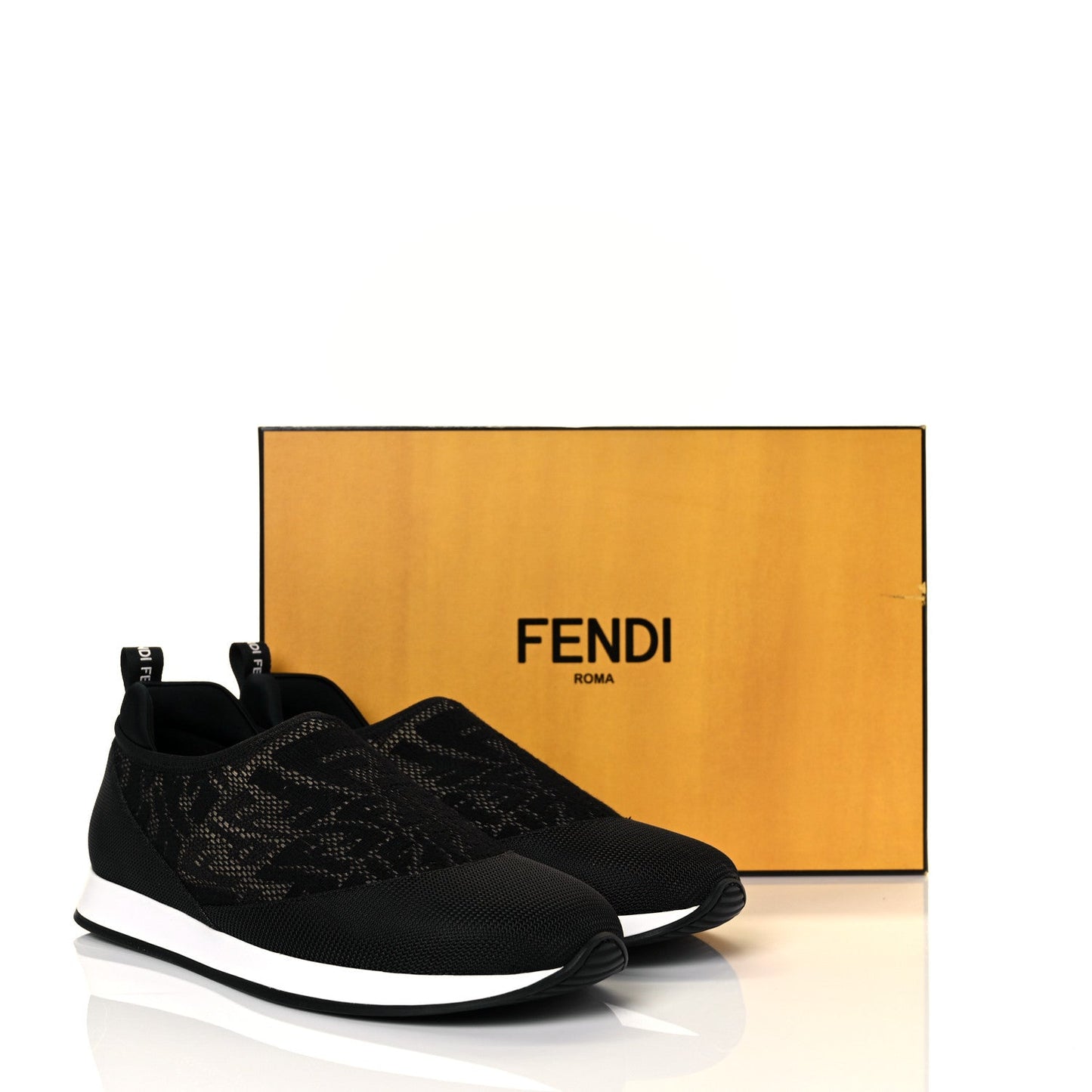 FENDI X SARAH COLEMAN SIGNATURE FF VERTIGO RUNNER SNEAKERS