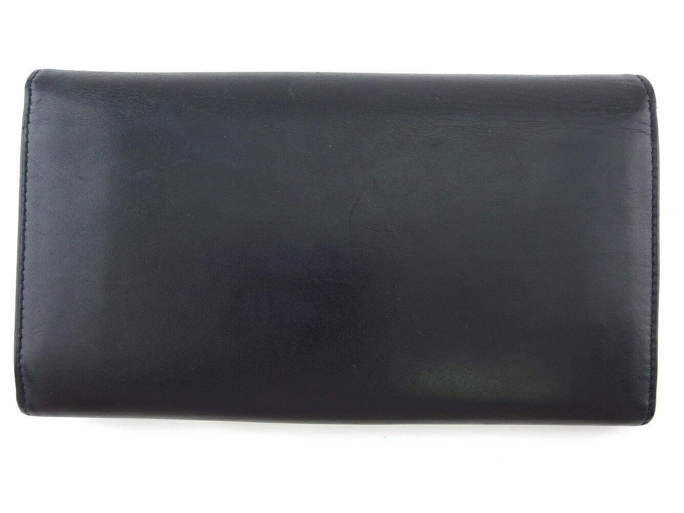 FERRAGAMO VARA CALFSKIN LEATHER LONG WALLET