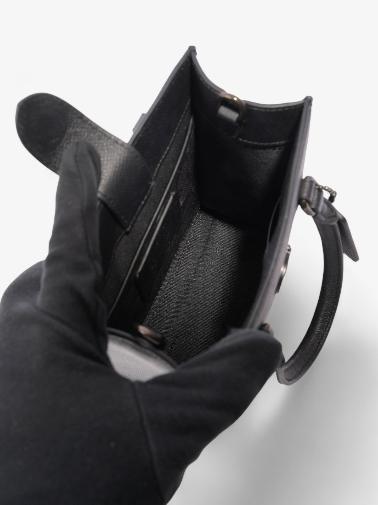 Coach Tote Black Leather 16