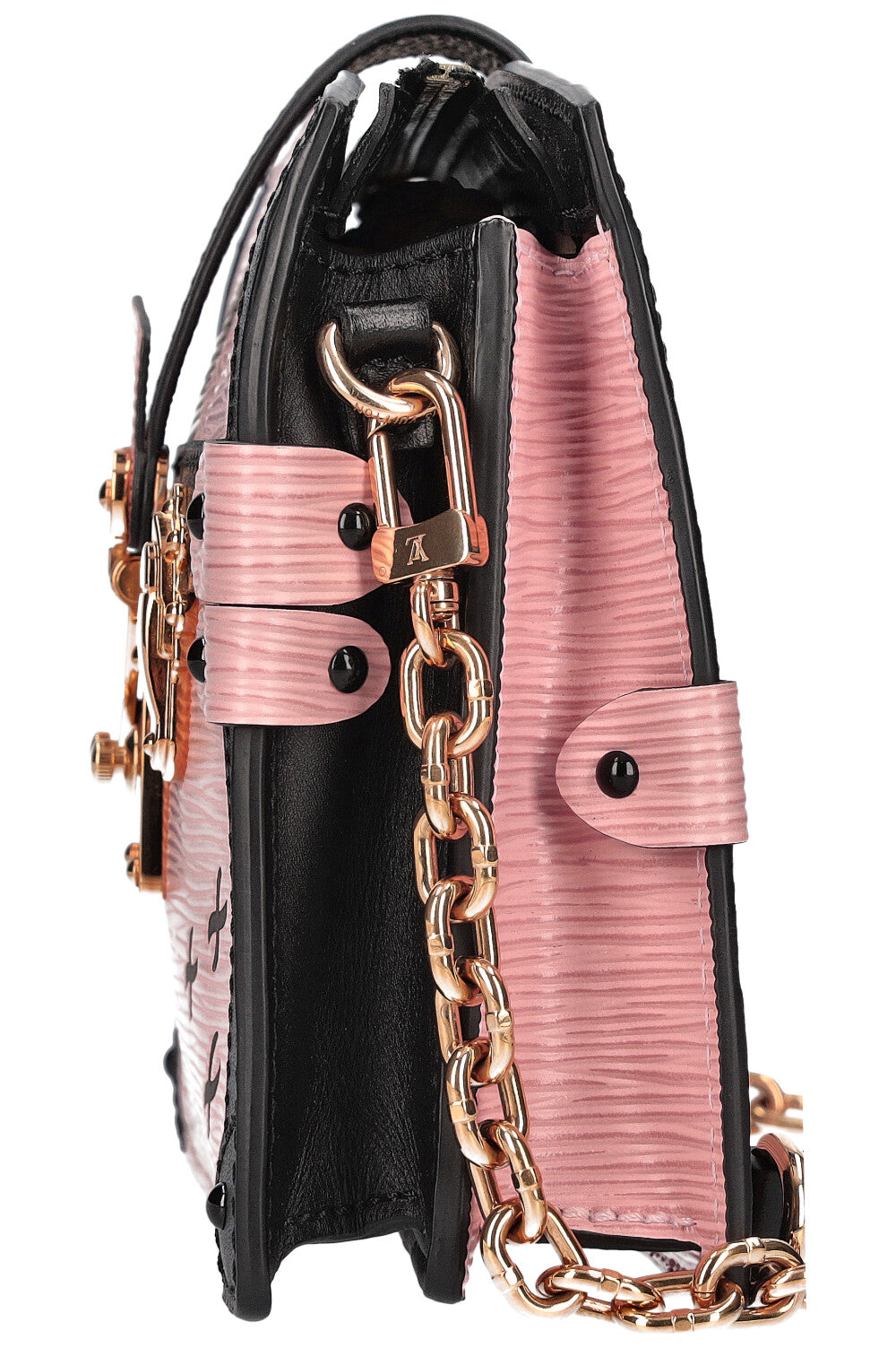 LOUIS VUITTON Trunk Clutch Epi Pink