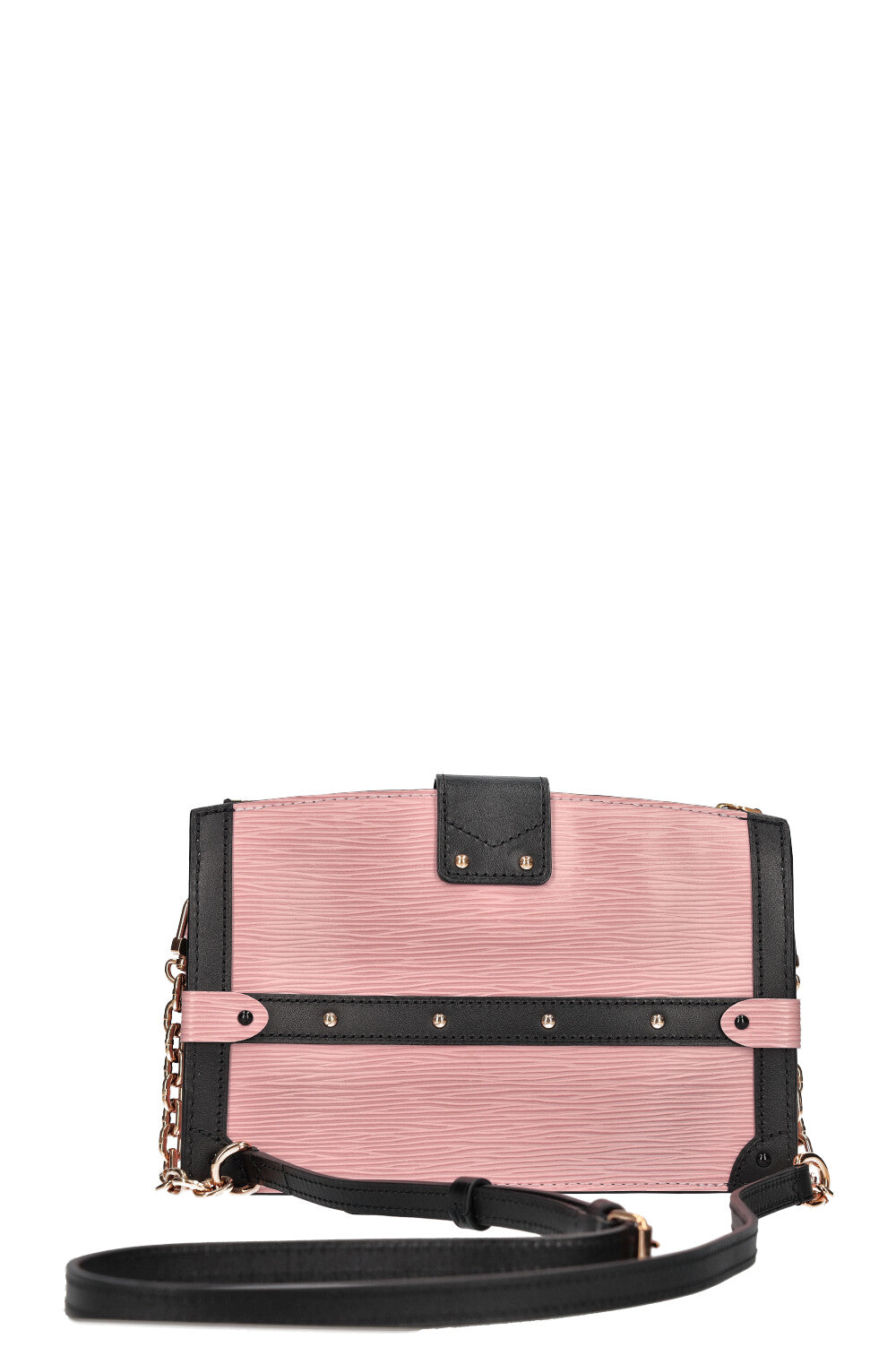 LOUIS VUITTON Trunk Clutch Epi Pink