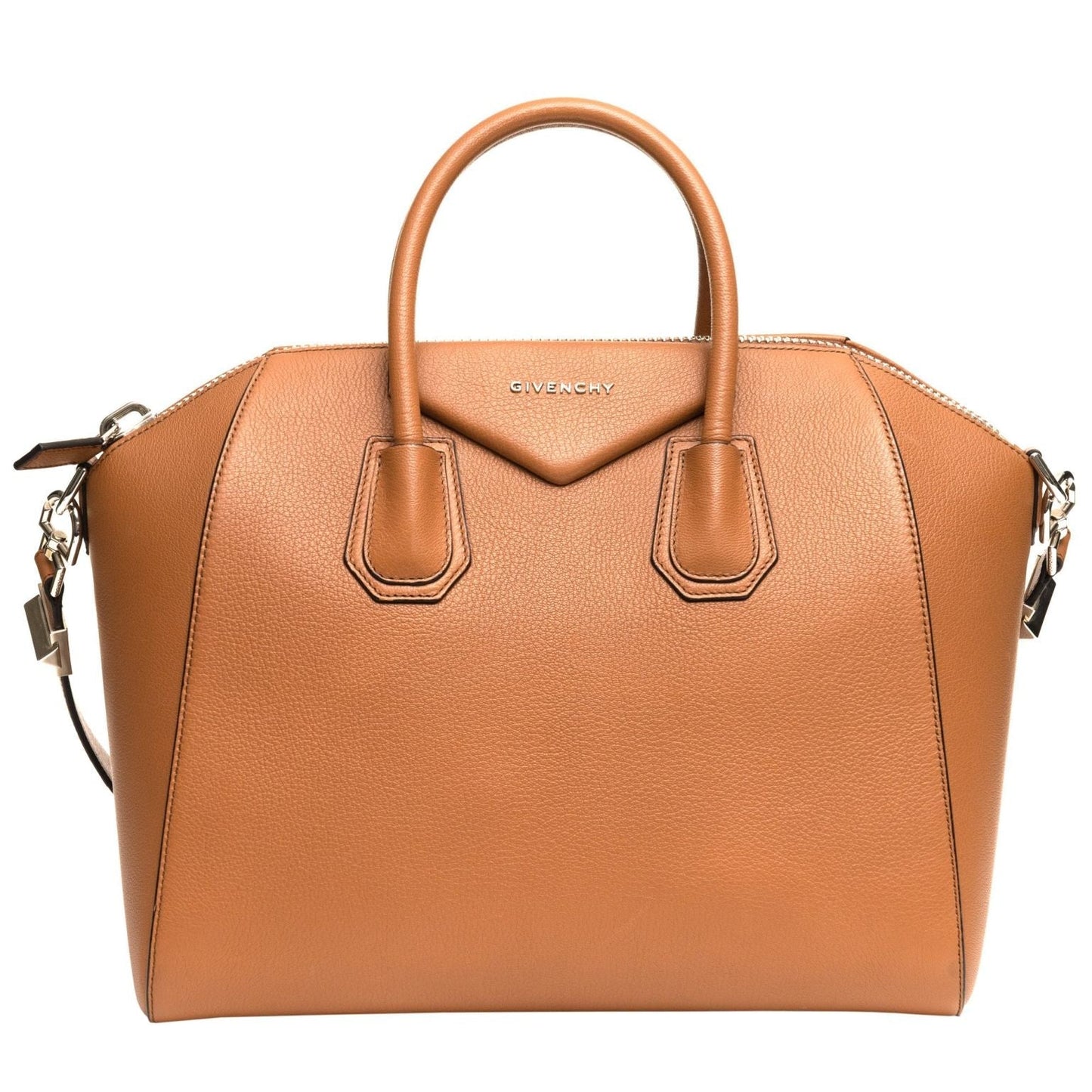 GIVENCHY ANTIGONA LARGE LEATHER SATCHEL BAG