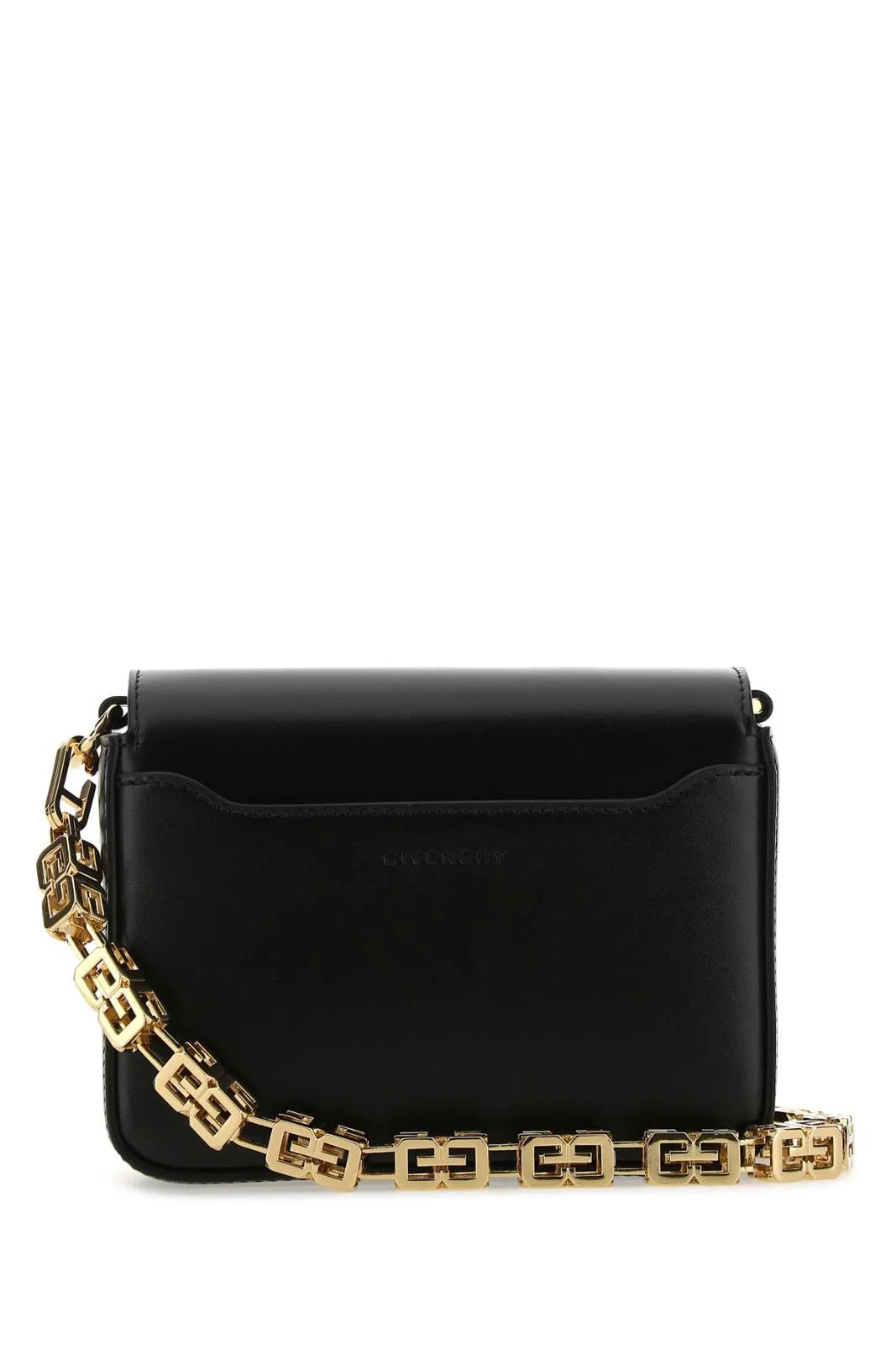GIVENCHY BOX CALFSKIN SMALL 4G CUBE CHAIN CROSSBODY BAG