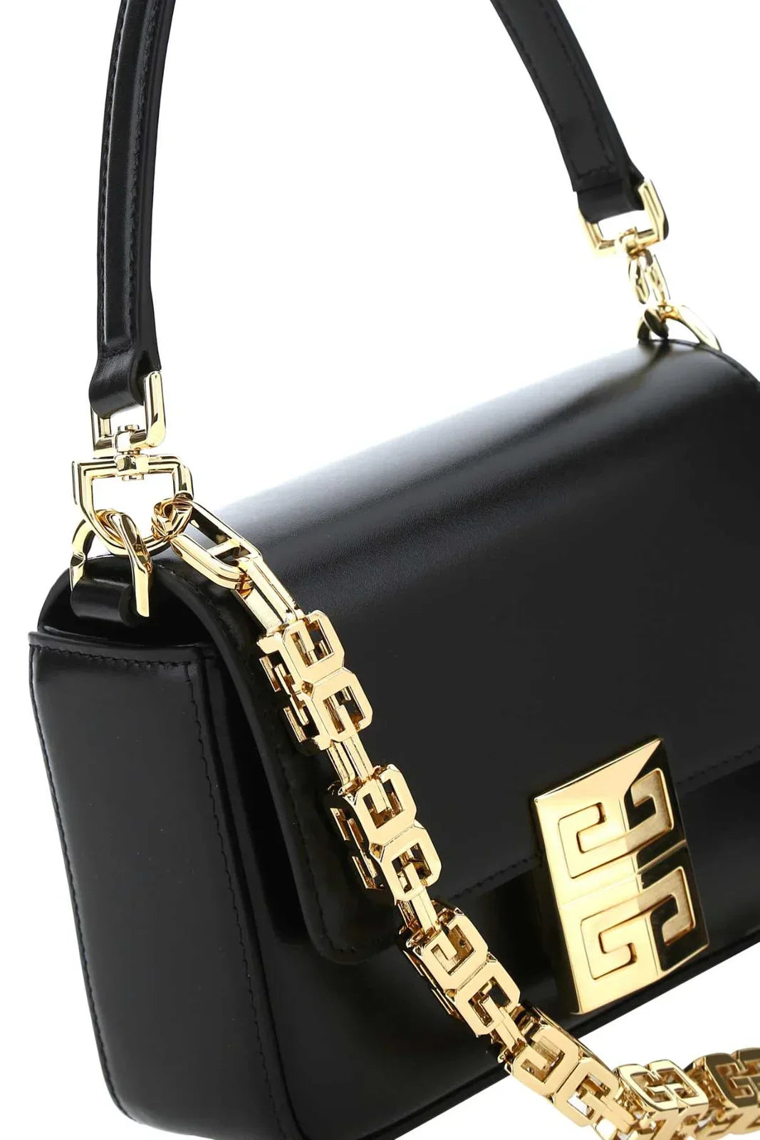 GIVENCHY BOX CALFSKIN SMALL 4G CUBE CHAIN CROSSBODY BAG