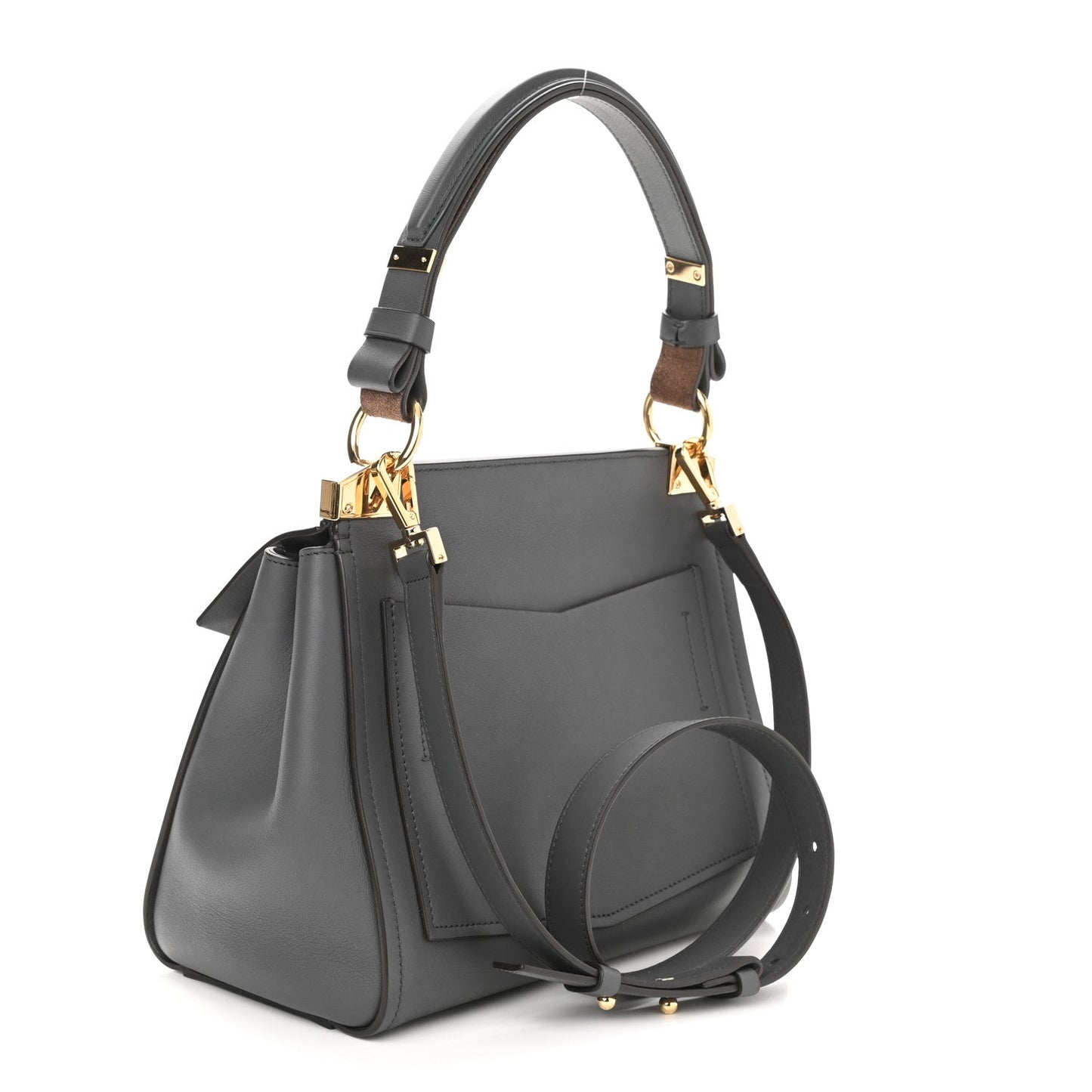 GIVENCHY CALFSKIN LEATHER SMALL MYSTIC SHOULDER BAG