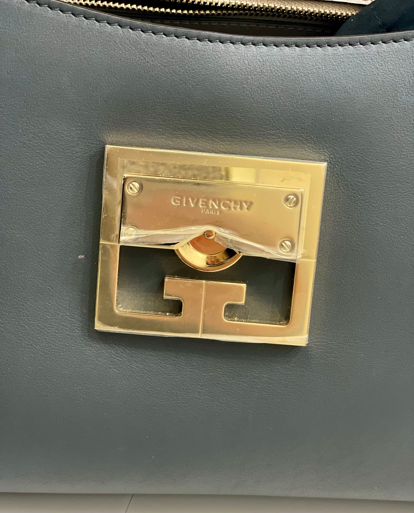 GIVENCHY CALFSKIN LEATHER SMALL MYSTIC SHOULDER BAG