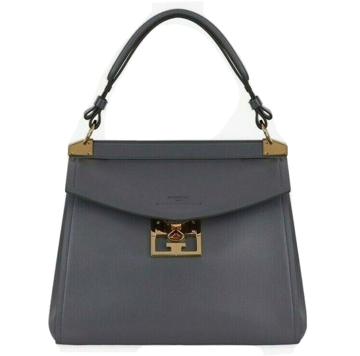 GIVENCHY CALFSKIN LEATHER SMALL MYSTIC SHOULDER BAG