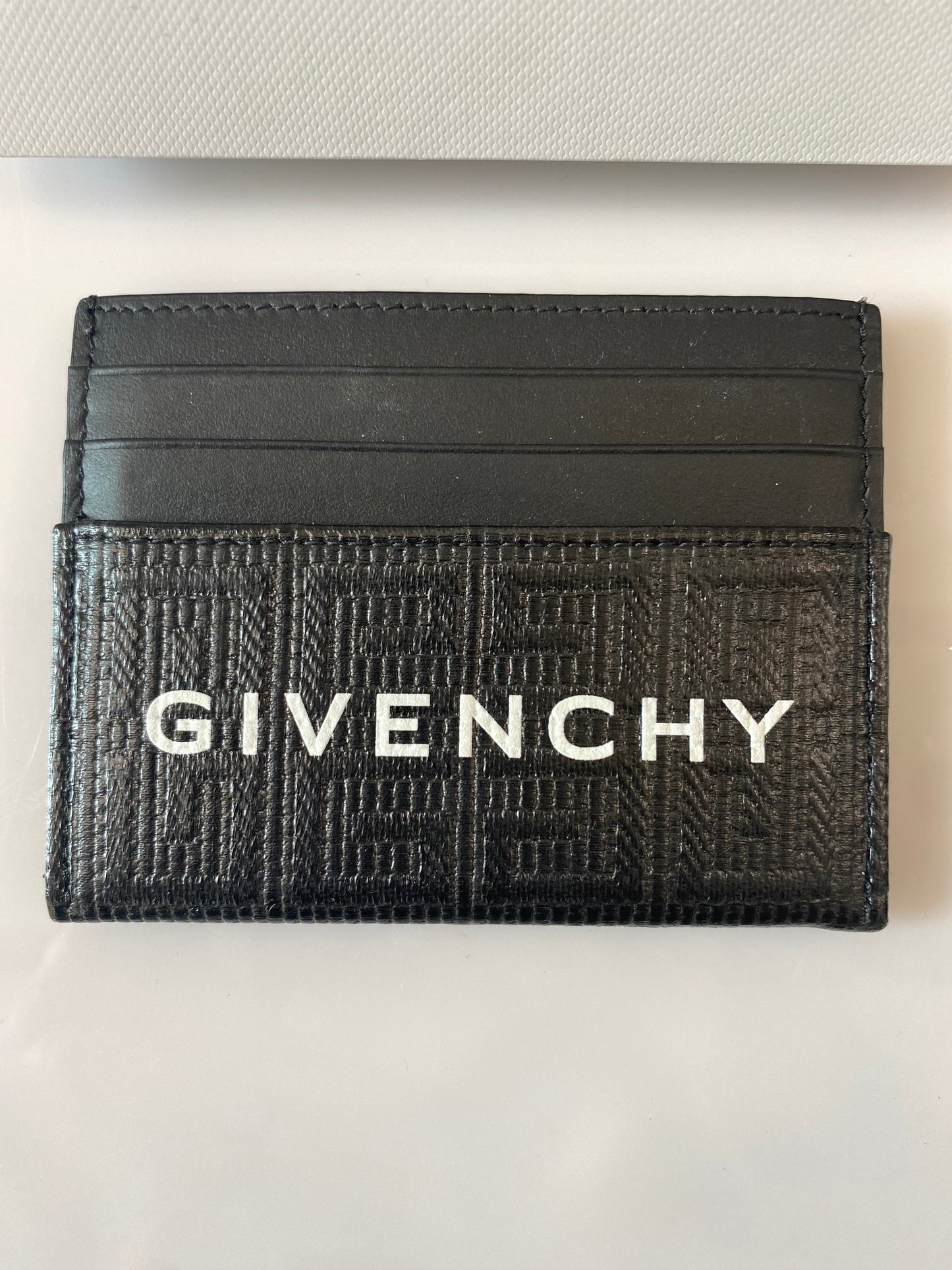 GIVENCHY G CUT 4G LEATHER CARD CASE