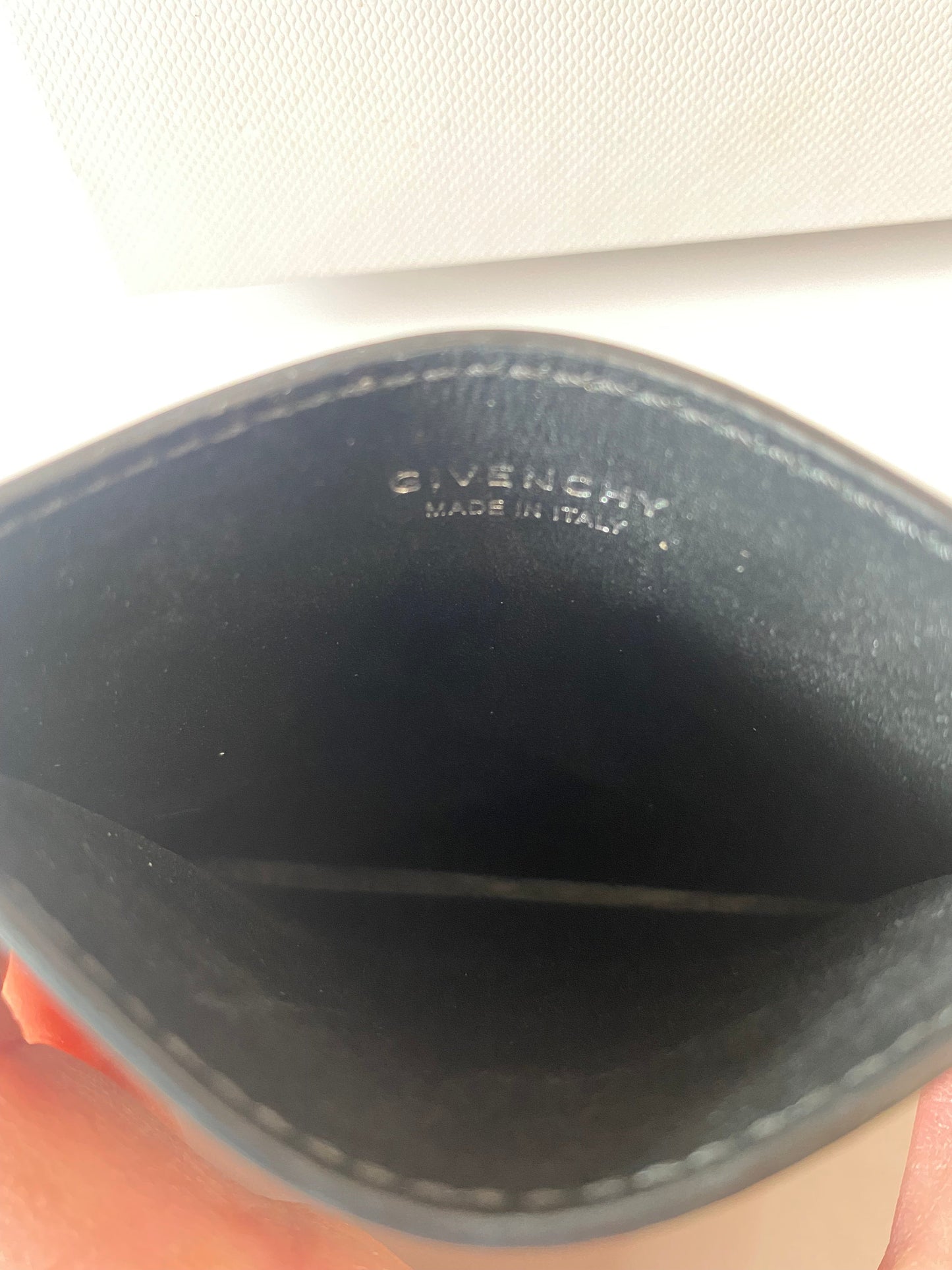 GIVENCHY G CUT 4G LEATHER CARD CASE
