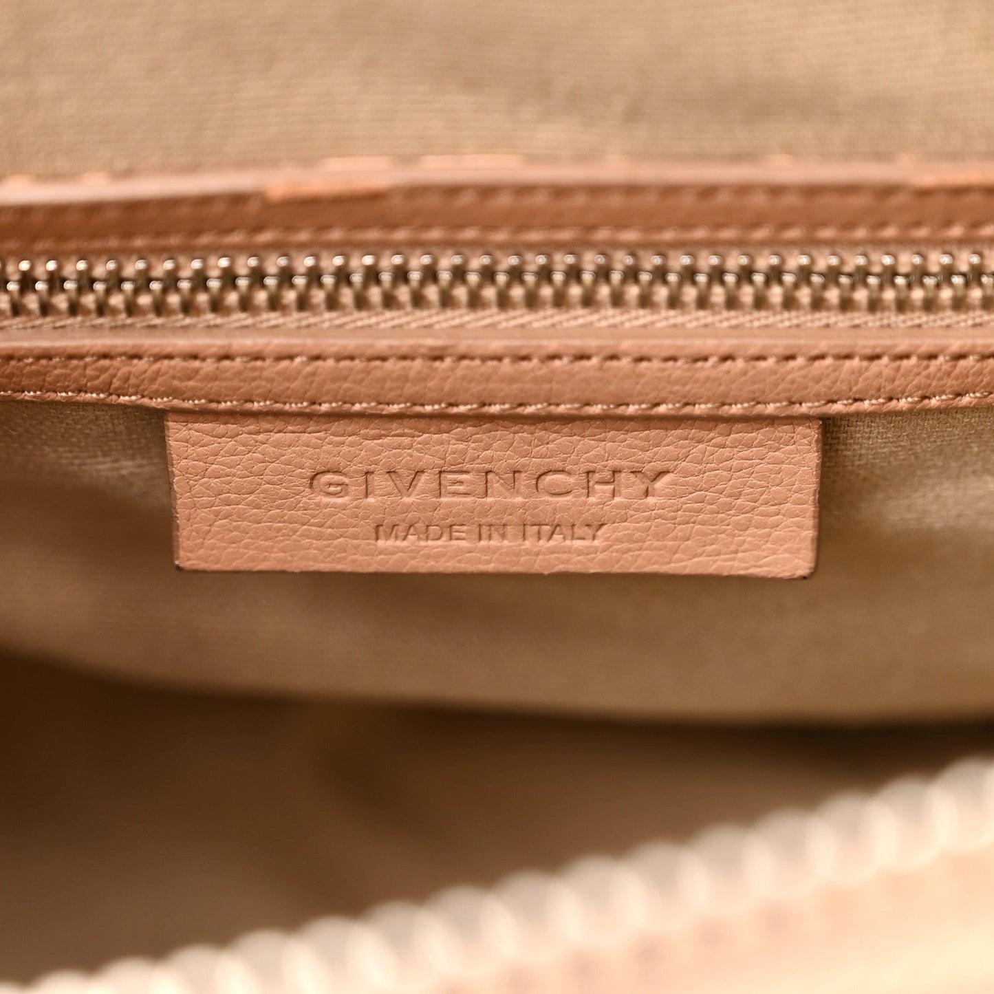 GIVENCHY GOATSKIN LEATHER MEDIUM ANTIGONA SATCHEL BAG