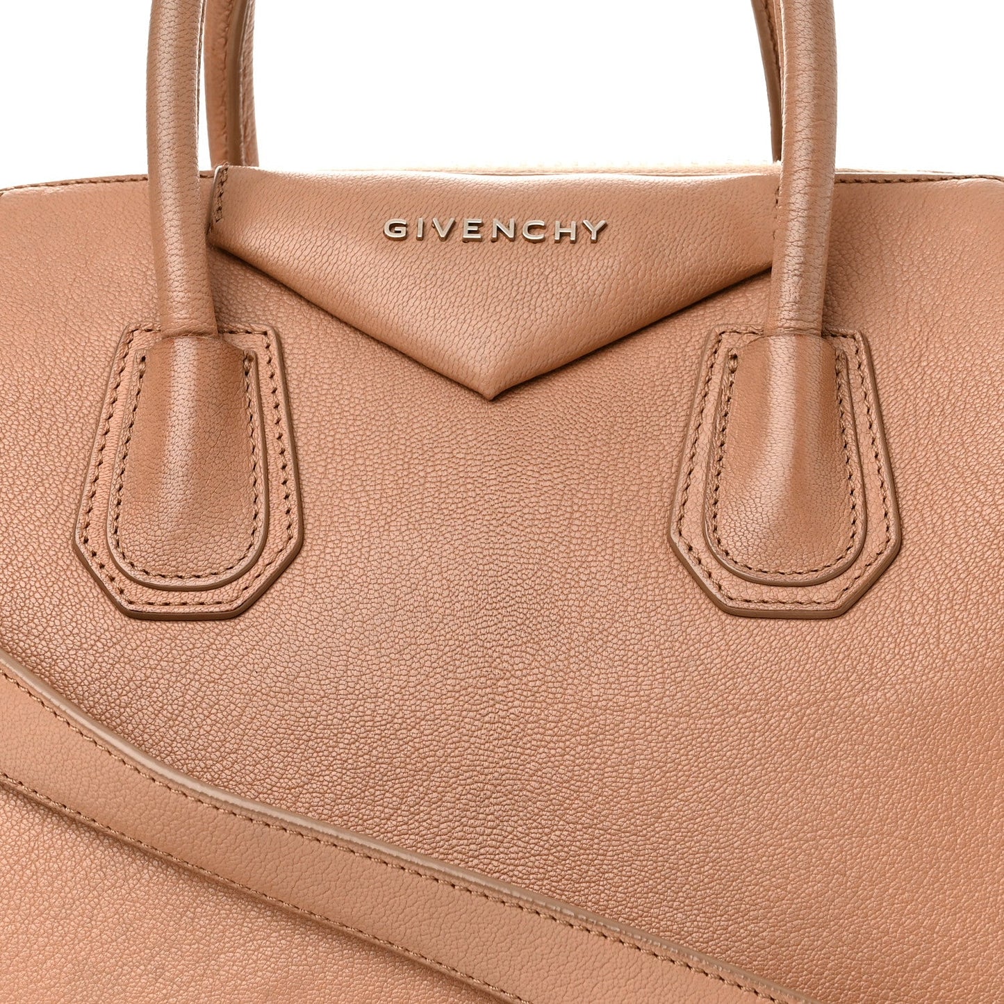 GIVENCHY GOATSKIN LEATHER MEDIUM ANTIGONA SATCHEL BAG