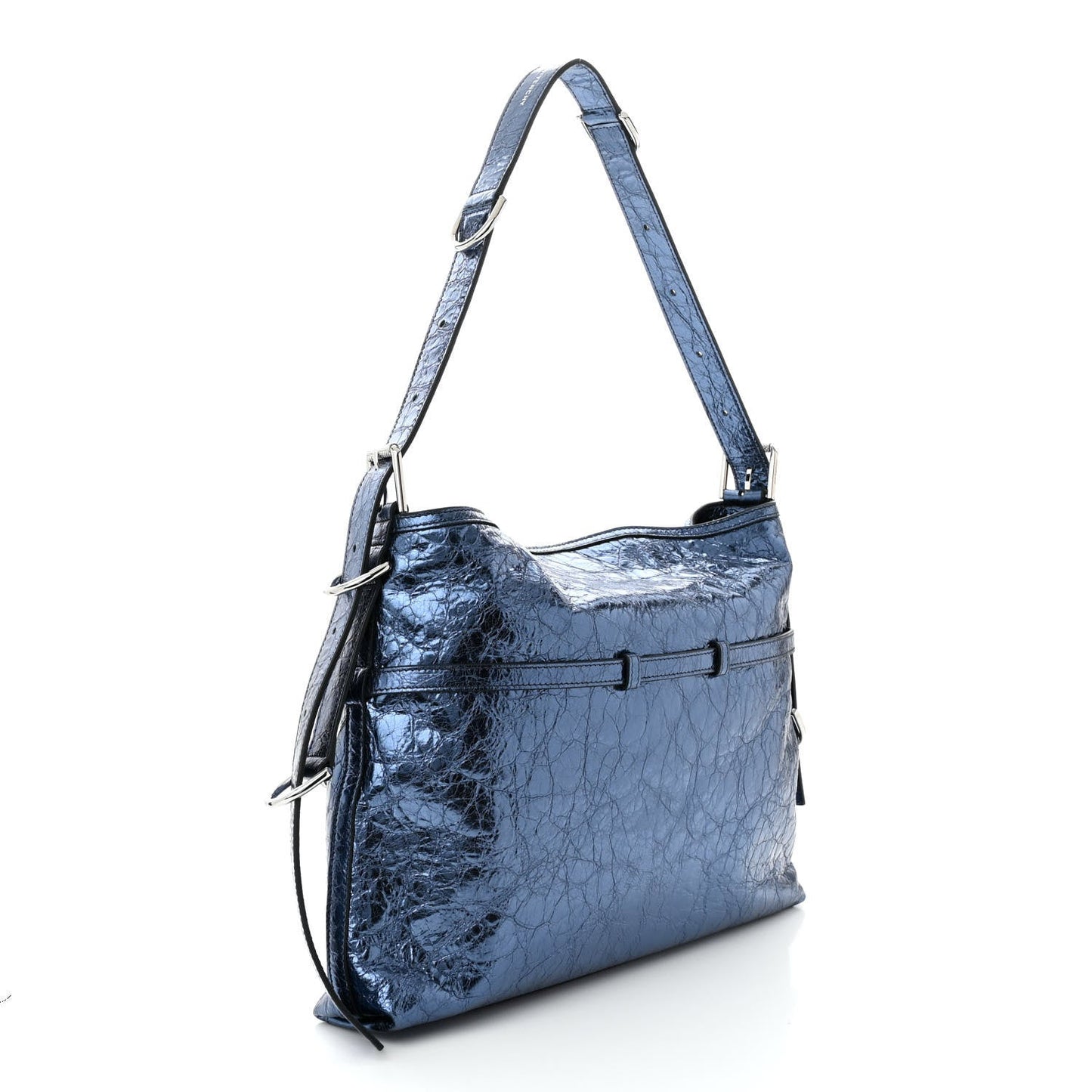 GIVENCHY METALLIC CALFSKIN LEATHER MEDIUM VOYOU BAG