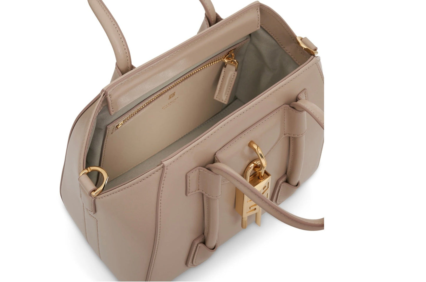 GIVENCHY MINI ANTIGONA LOCK BAG IN BOX LEATHER