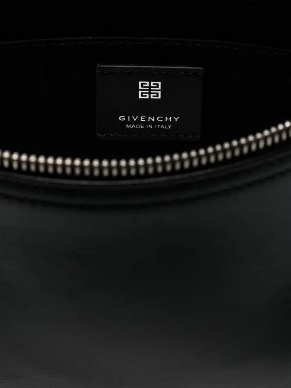 GIVENCHY VOYOU CALFSKIN LEATHER CLUTCH WRISTLET BAG