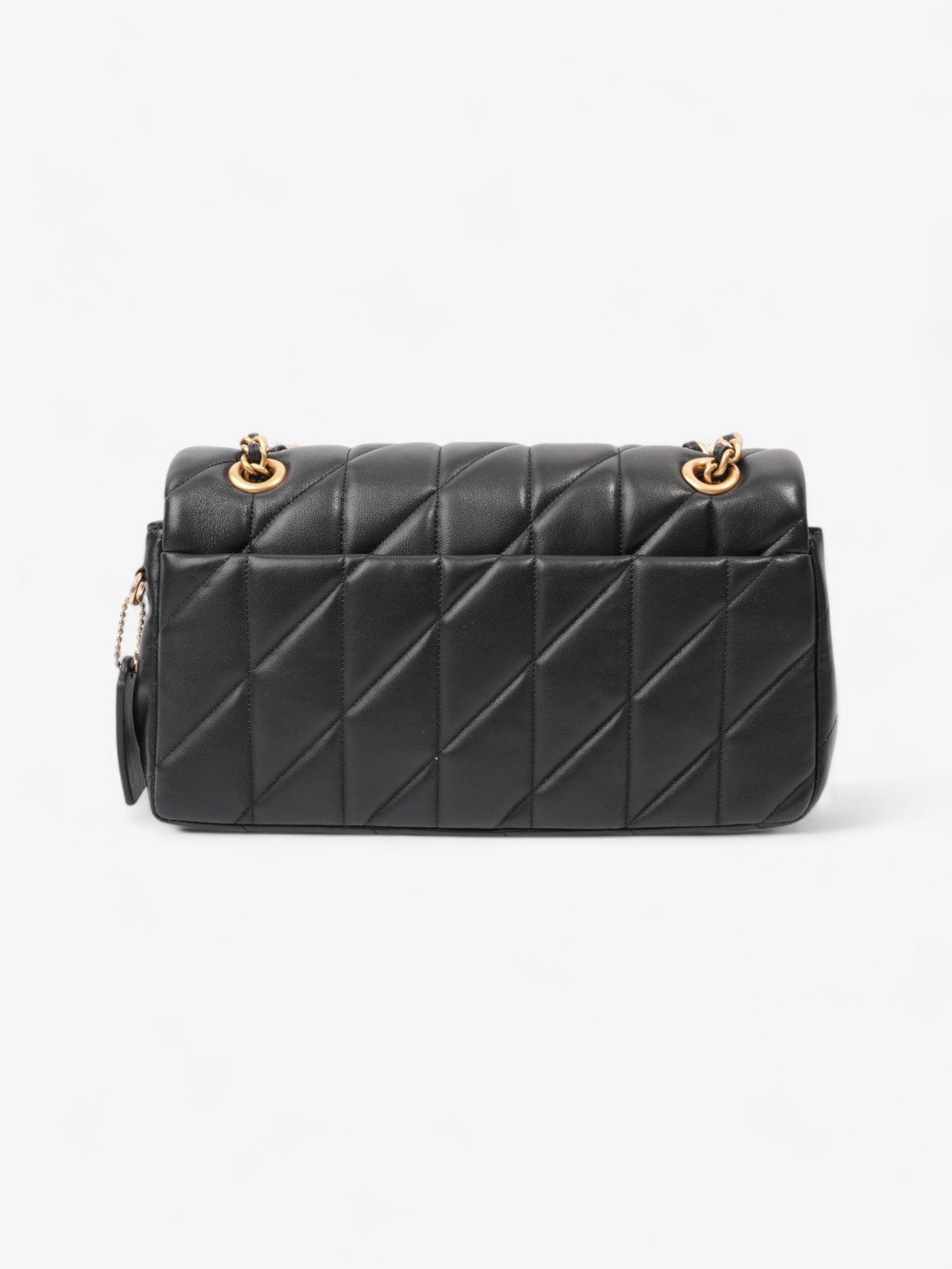 Coach Quilted Tabby Black Leather 26