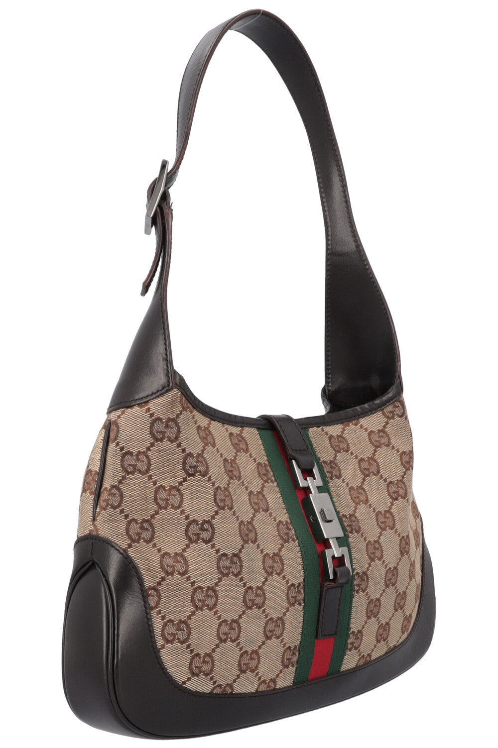 GUCCI Supreme GG Vintage Jackie Hobo Bag
