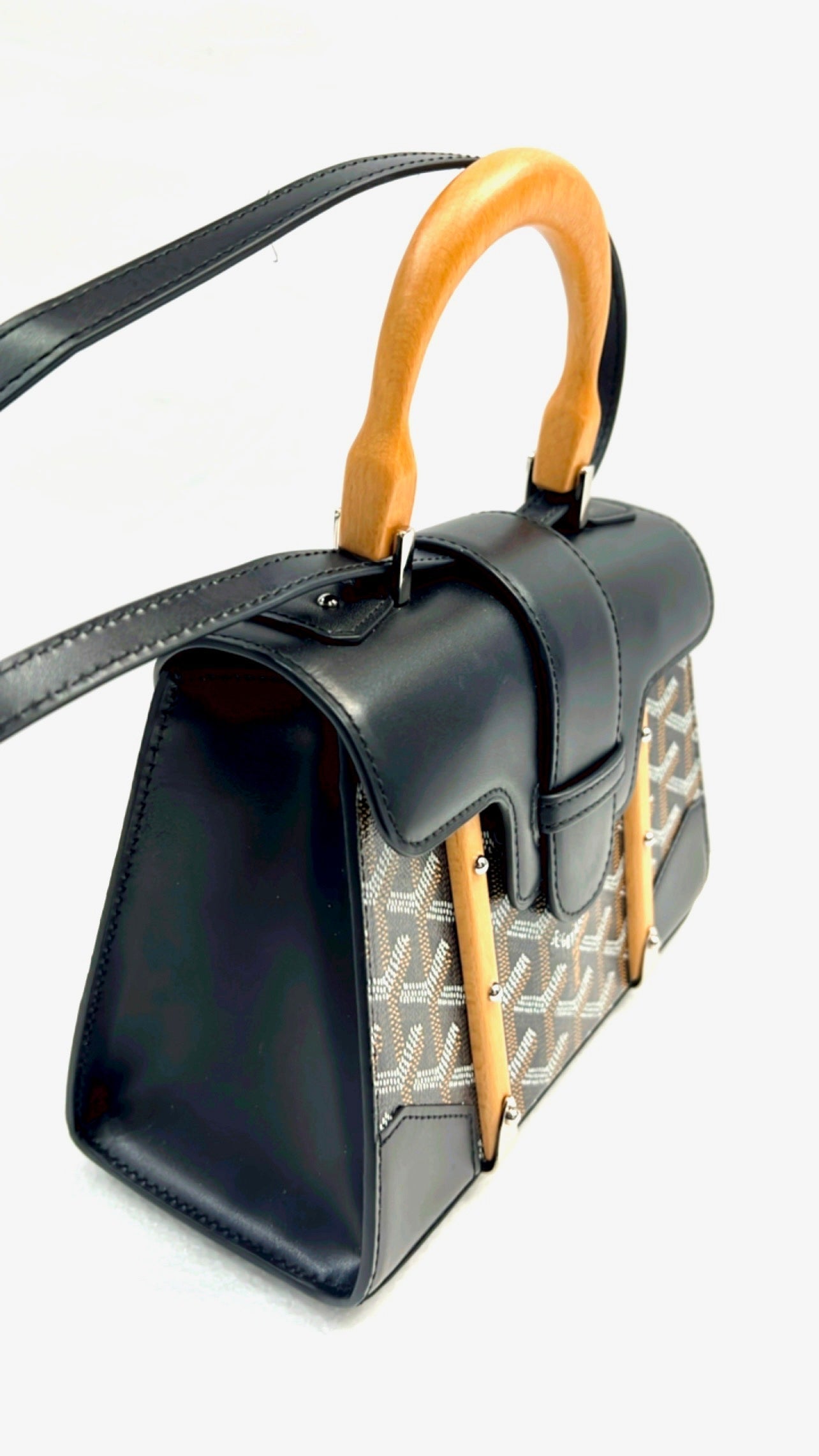 GOYARD SAIGON GOYARDIN TOP HANDLE SHOULDER BAG PM