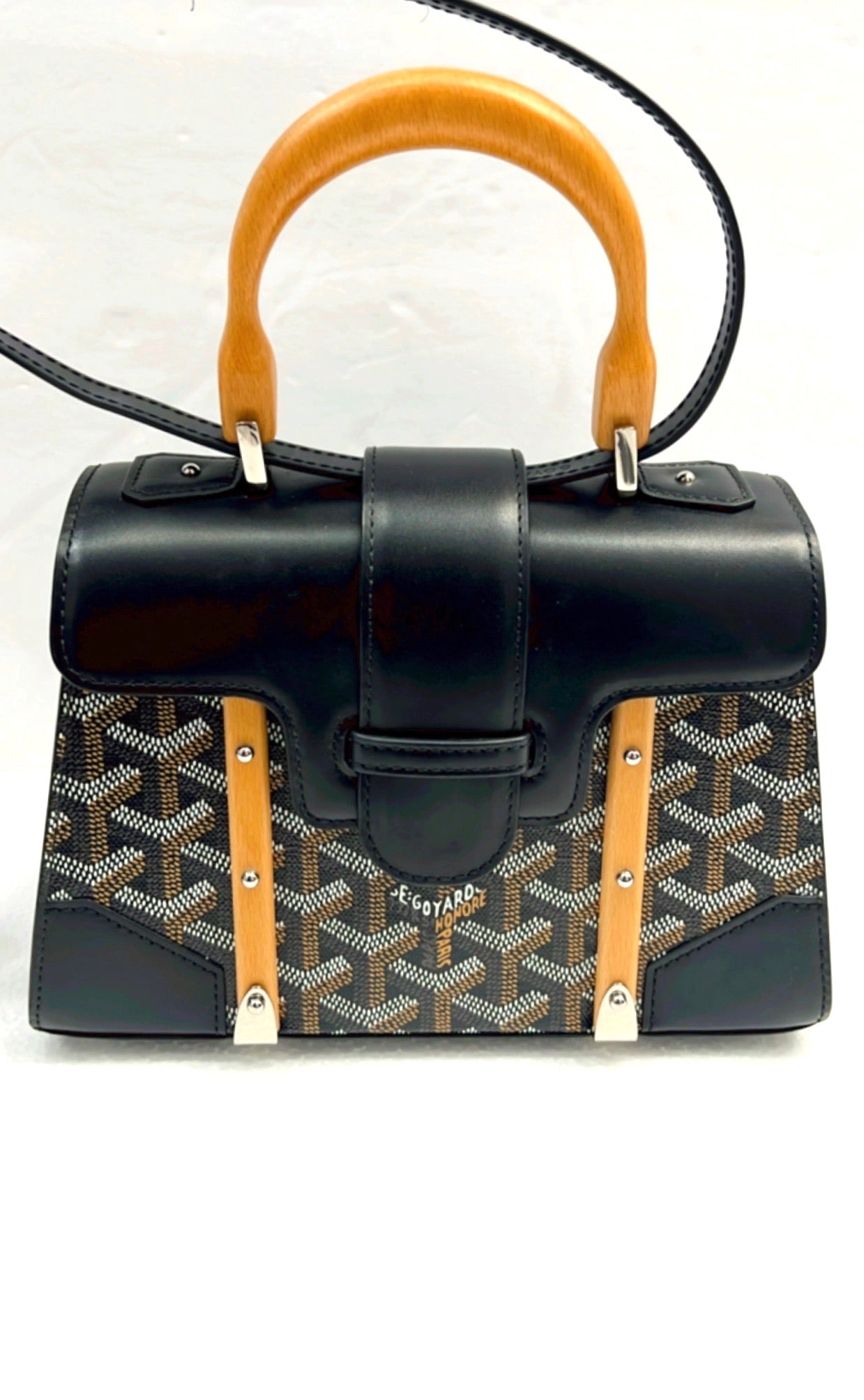 GOYARD SAIGON GOYARDIN TOP HANDLE SHOULDER BAG PM