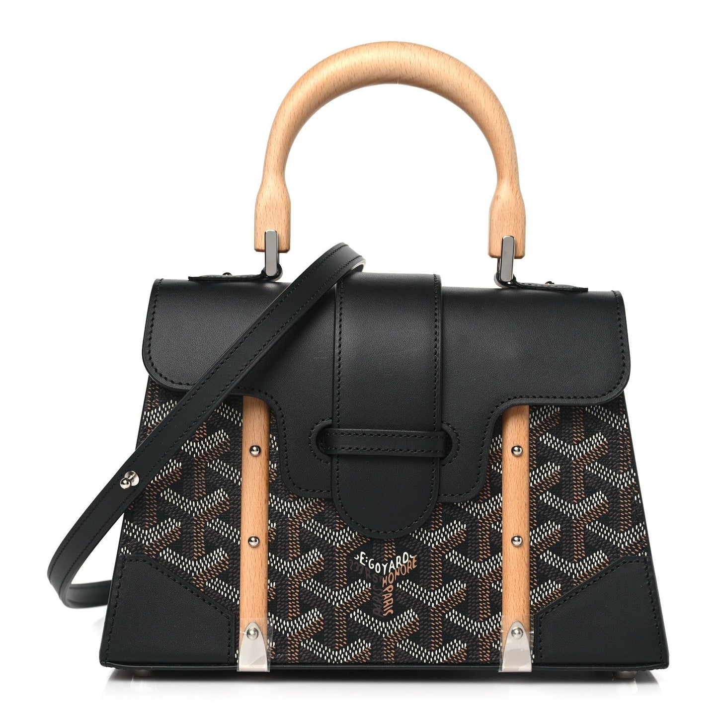GOYARD SAIGON GOYARDIN TOP HANDLE SHOULDER BAG PM