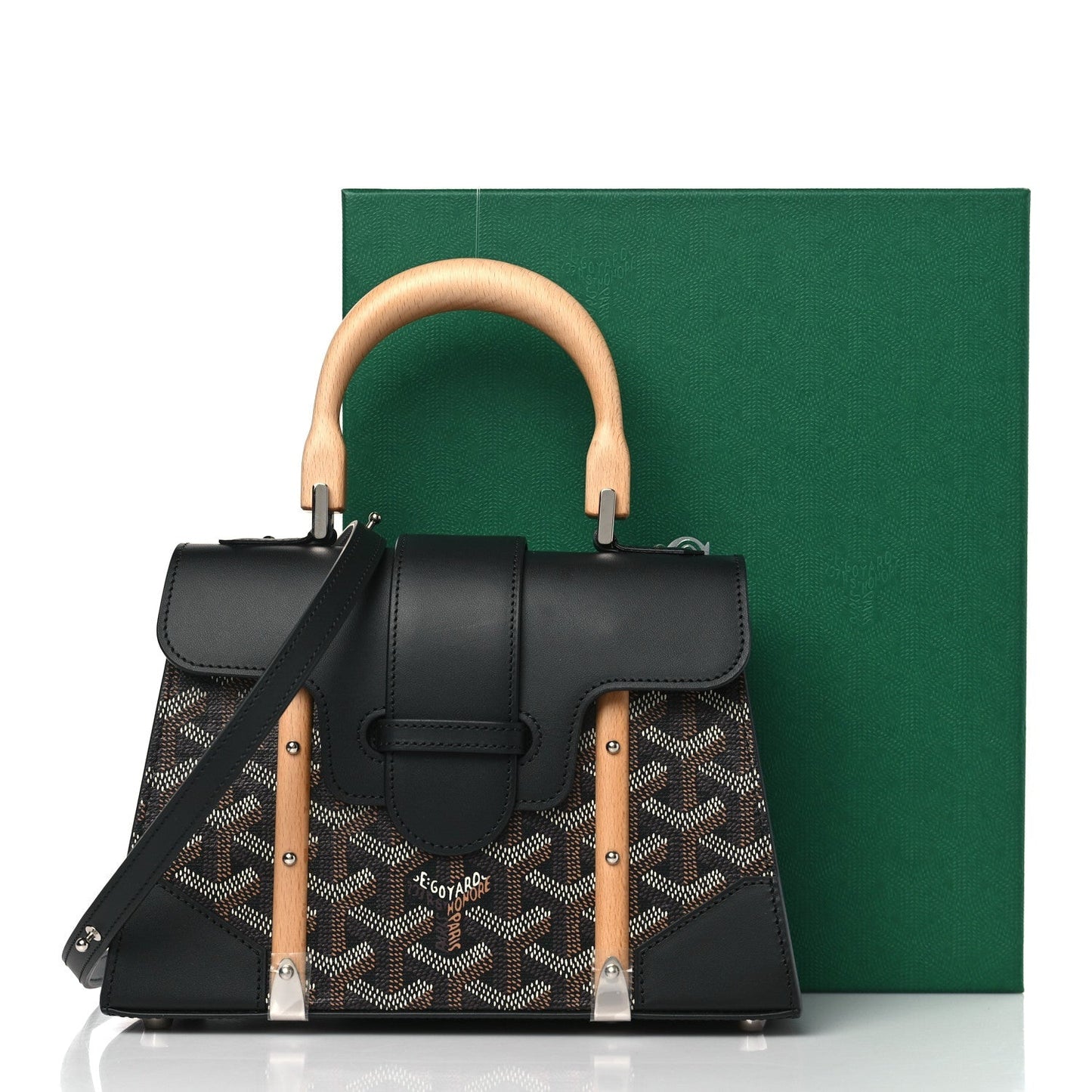 GOYARD SAIGON GOYARDIN TOP HANDLE SHOULDER BAG PM