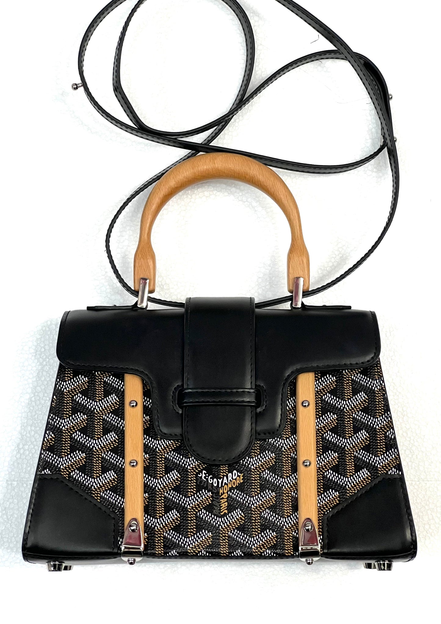 GOYARD SAIGON GOYARDIN TOP HANDLE SHOULDER BAG PM