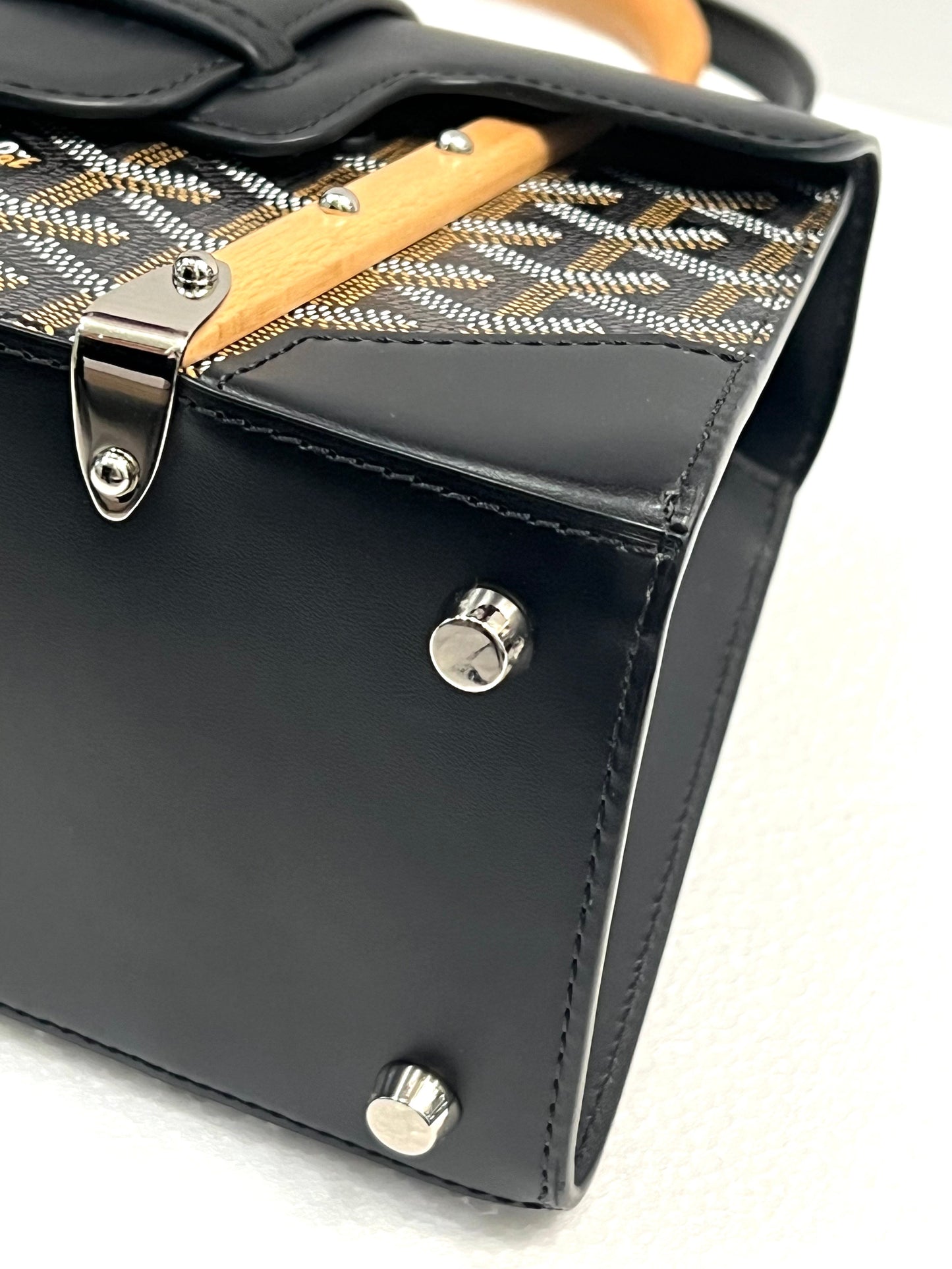 GOYARD SAIGON GOYARDIN TOP HANDLE SHOULDER BAG PM