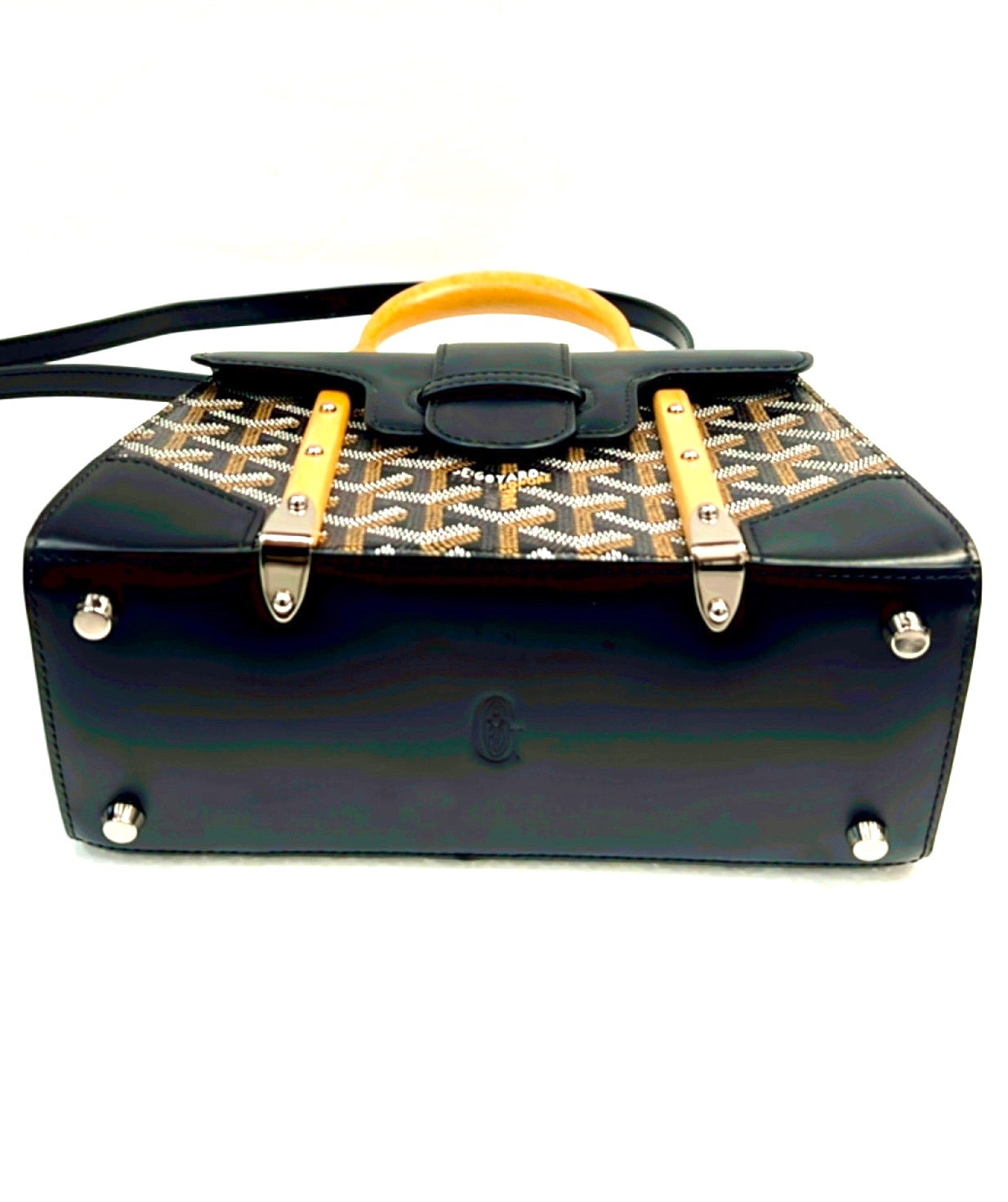GOYARD SAIGON GOYARDIN TOP HANDLE SHOULDER BAG PM