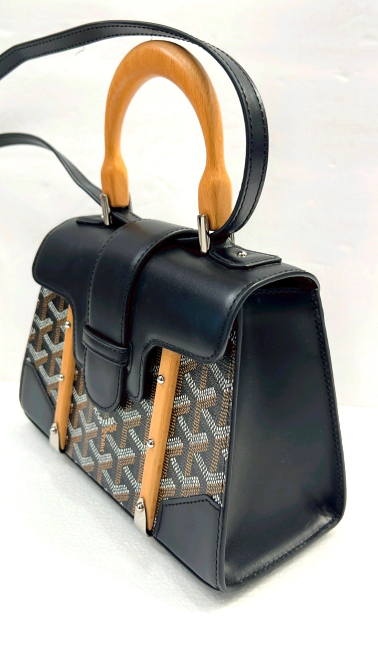 GOYARD SAIGON GOYARDIN TOP HANDLE SHOULDER BAG PM