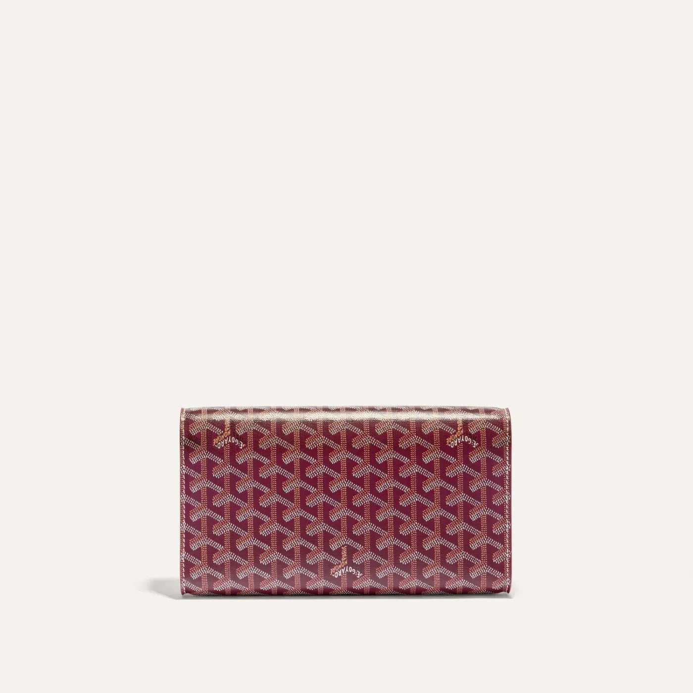 GOYARD GOYARDINE MONTE CARLO BOISE PM CLUTCH WITH SHOULDER STRAP