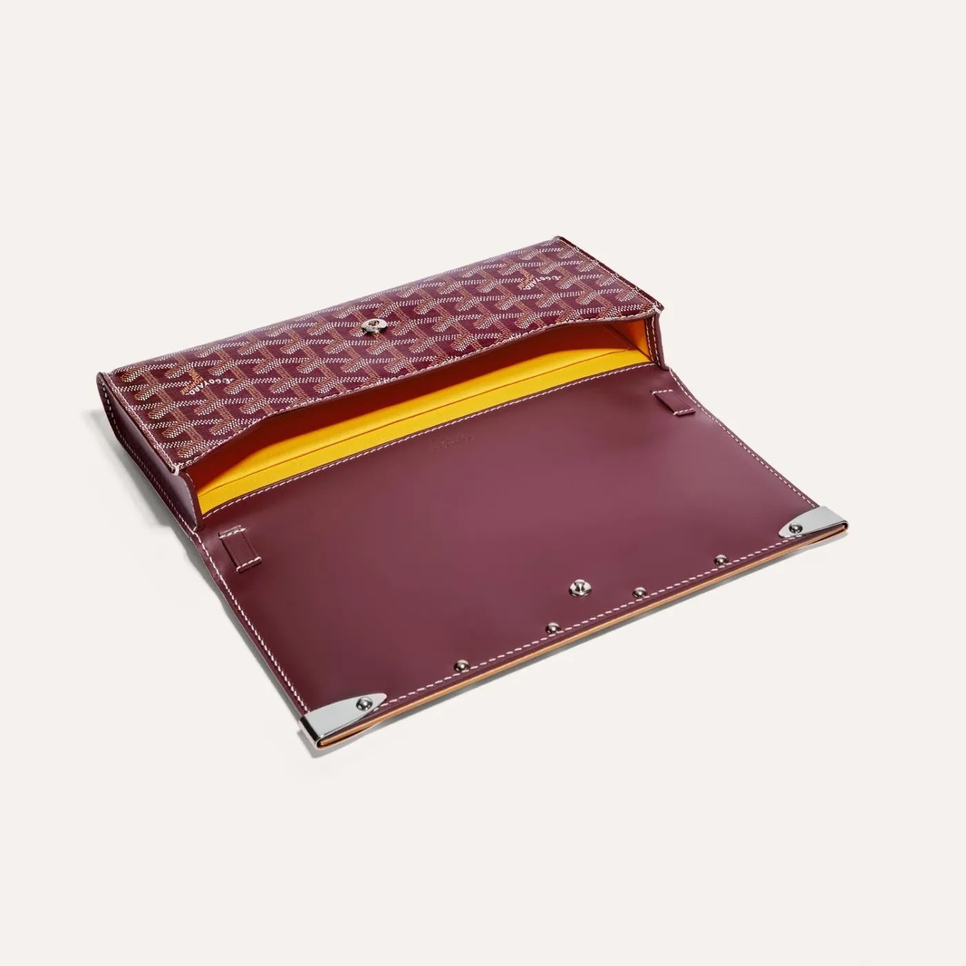 GOYARD GOYARDINE MONTE CARLO BOISE PM CLUTCH WITH SHOULDER STRAP