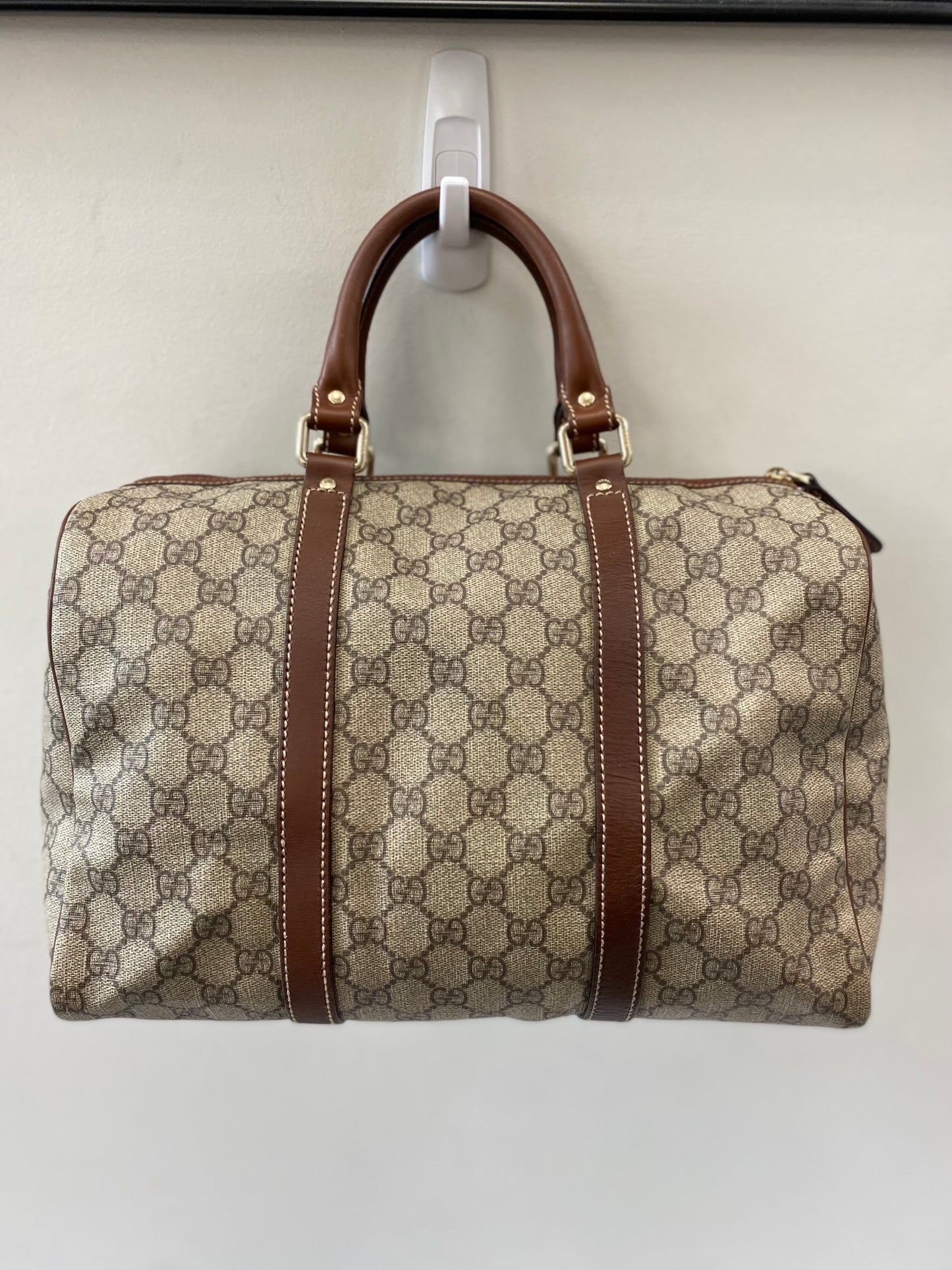 GUCCI MONOGRAM MEDIUM JOY BOSTON BAG